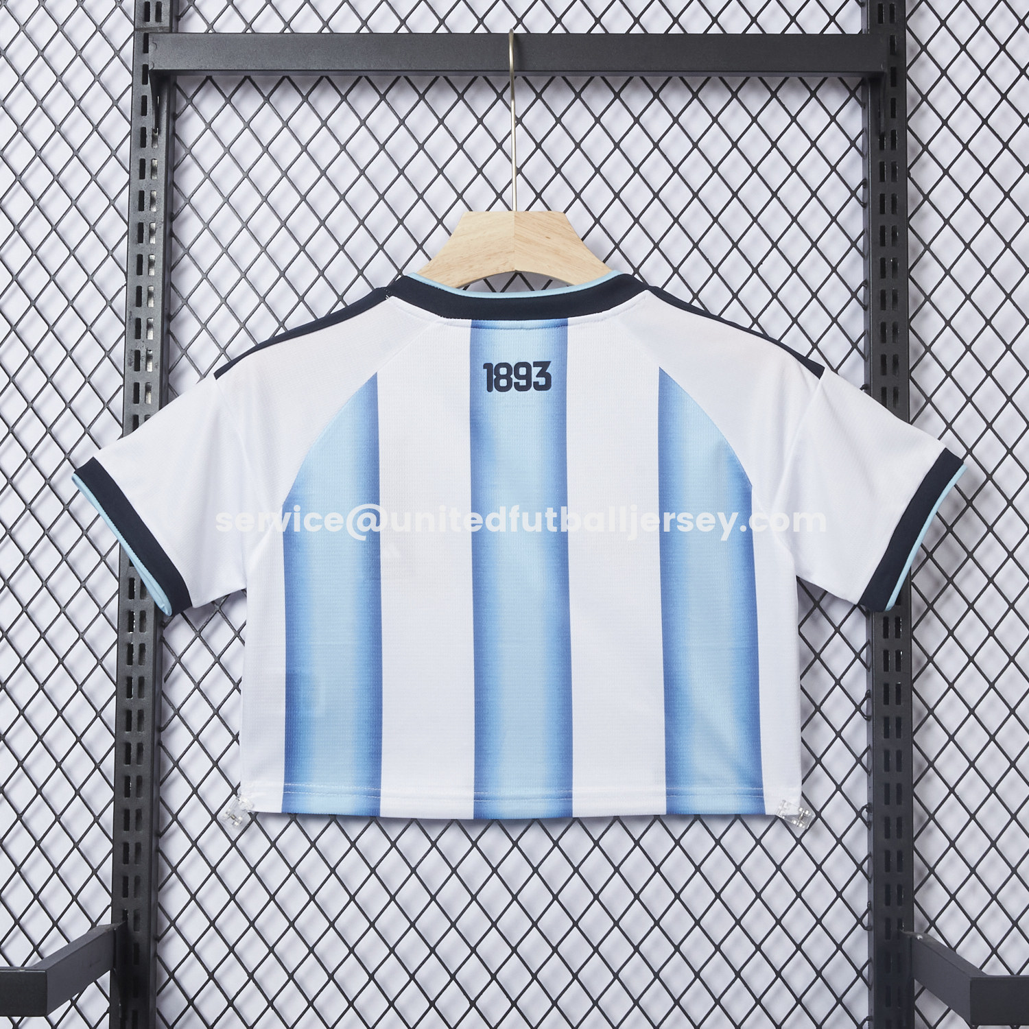 unitedfutballjersey-Women's Argentina 2026 Home Cropped Jersey
