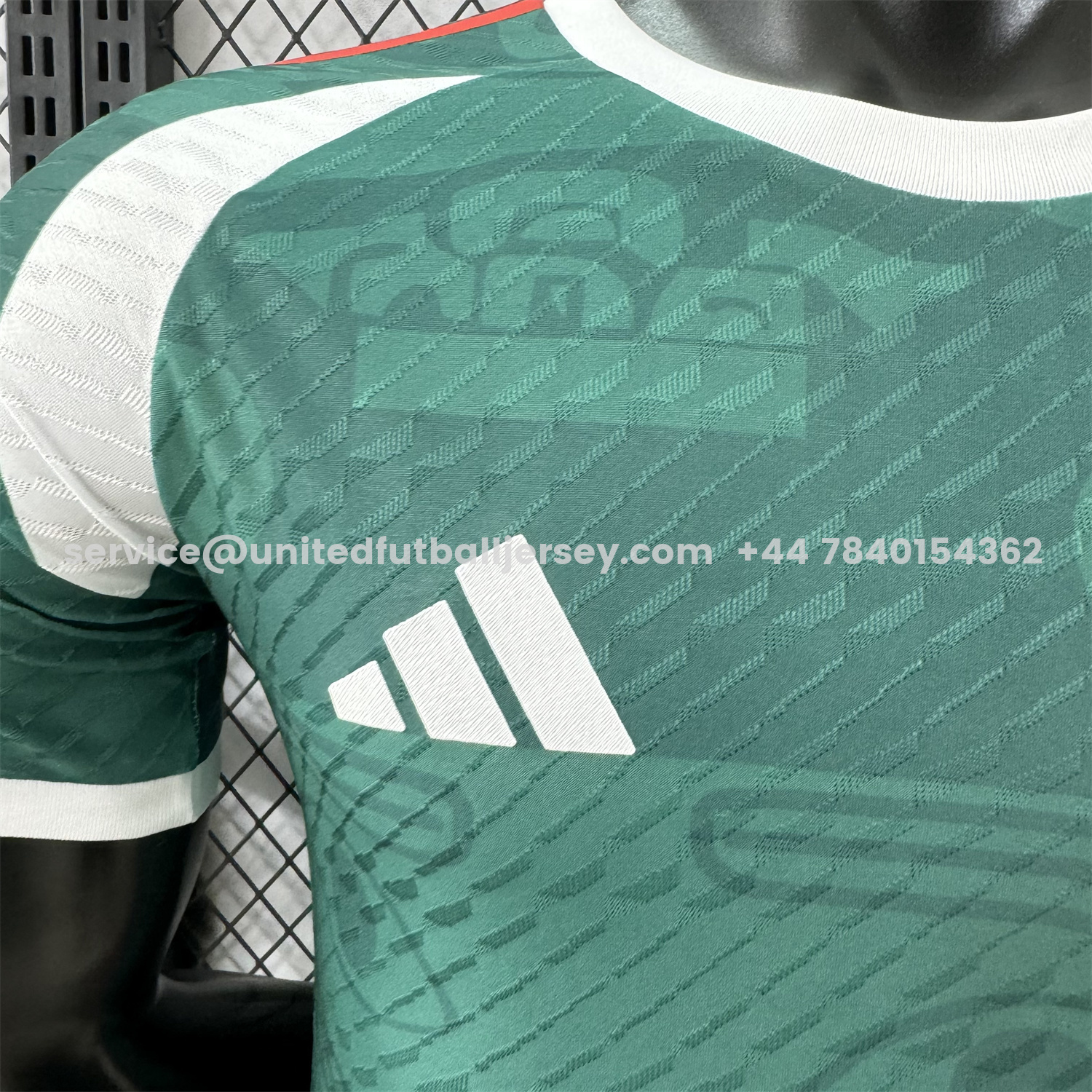unitedfutballjersey-Mexico 25-26 Green Human Face Shaped Pattern Special Jersey - Player Version
