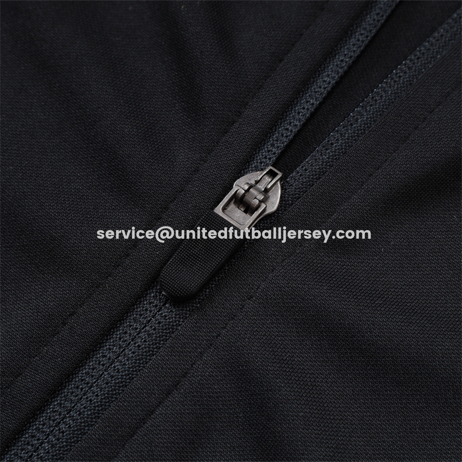 unitedfutballjersey-Paris Saint-Germain PSG 25-26 Jacket Training Tracksuit - Pure Black top & Pants