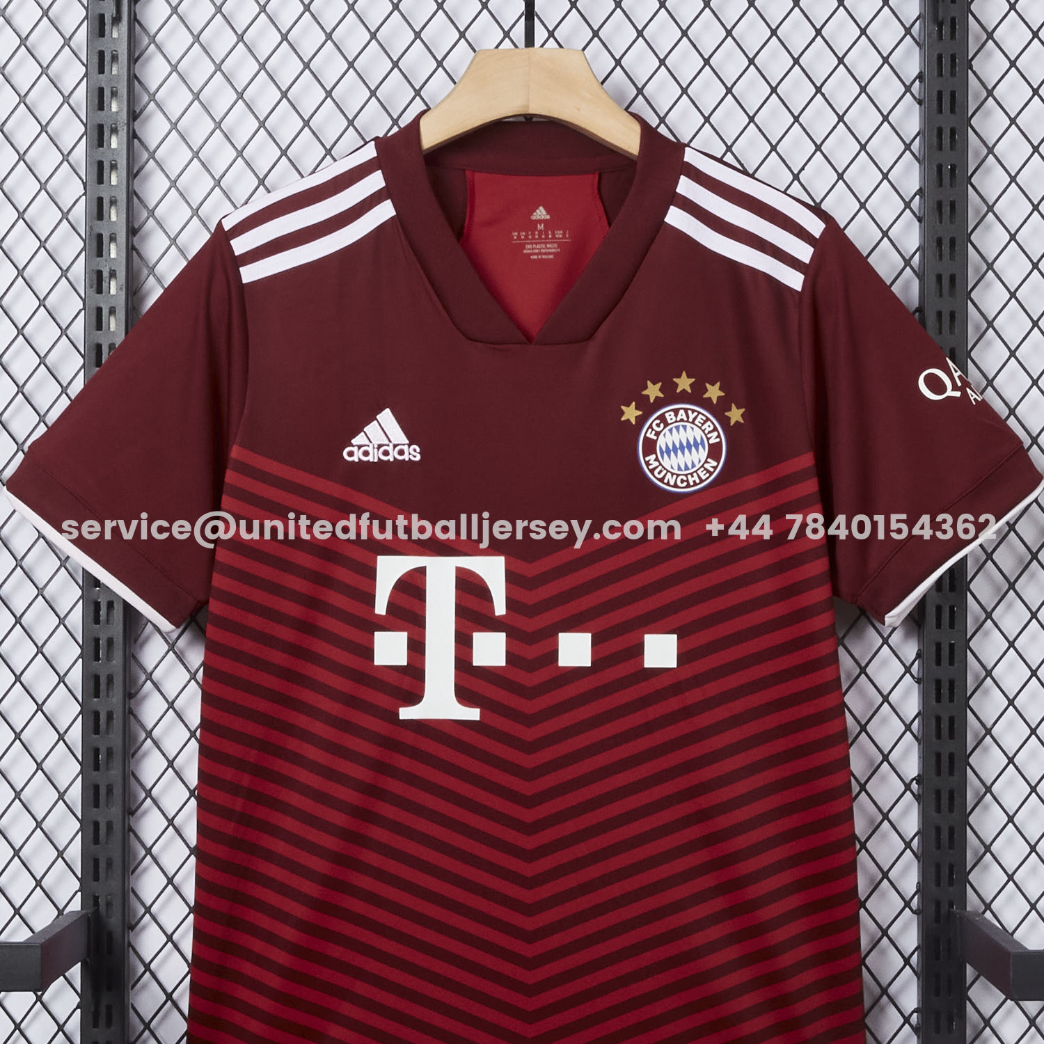 unitedfutballjersey-Retro Bayern Munich 2021-22 Home Jersey