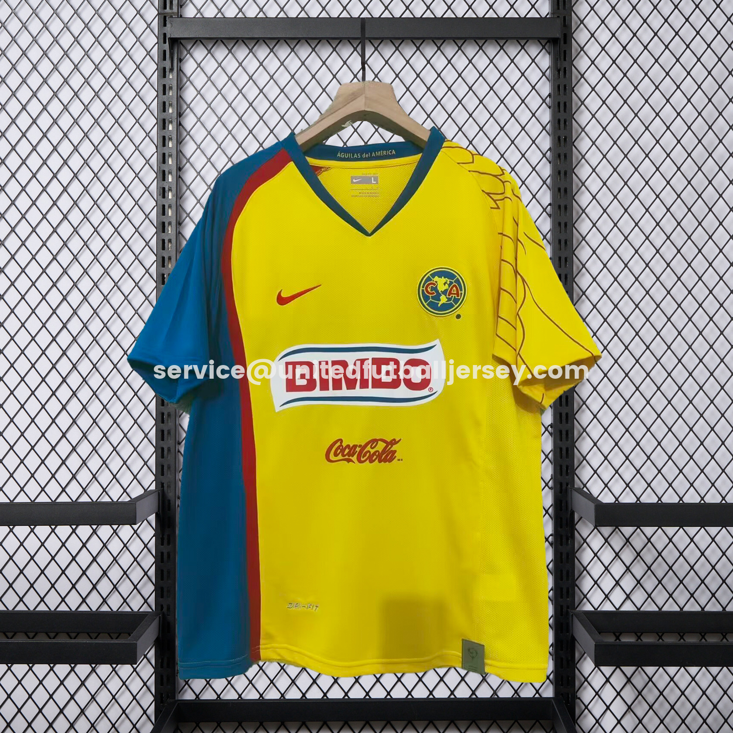 unitedfutballjersey-Retro Club América 2007-08 Home Jersey