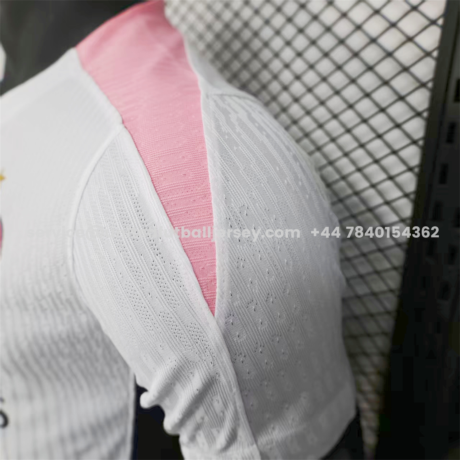 unitedfutballjersey-Paris Saint-Germain PSG 25-26 White Pre-Match Training Jersey - Player Version