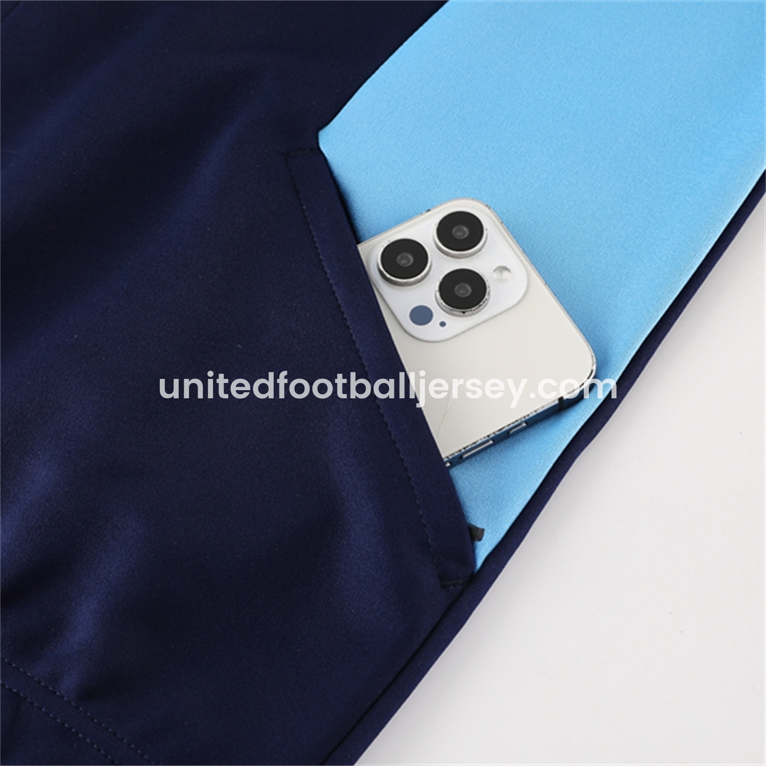 unitedfutballjersey-Manchester City 25-26 Jacket Training Tracksuit - Deep Blue Jackets & Pants