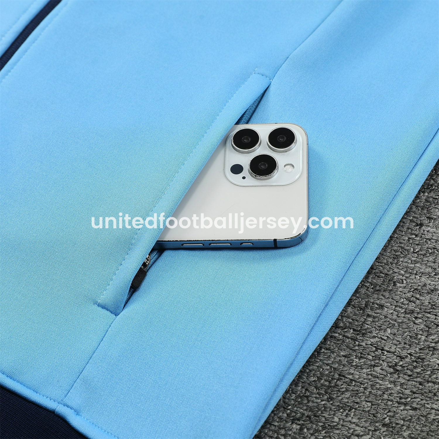 unitedfutballjersey-Argentina 24-25 Throwback Jacket Training Tracksuit - Blue Jackets & Deep Blue Pants