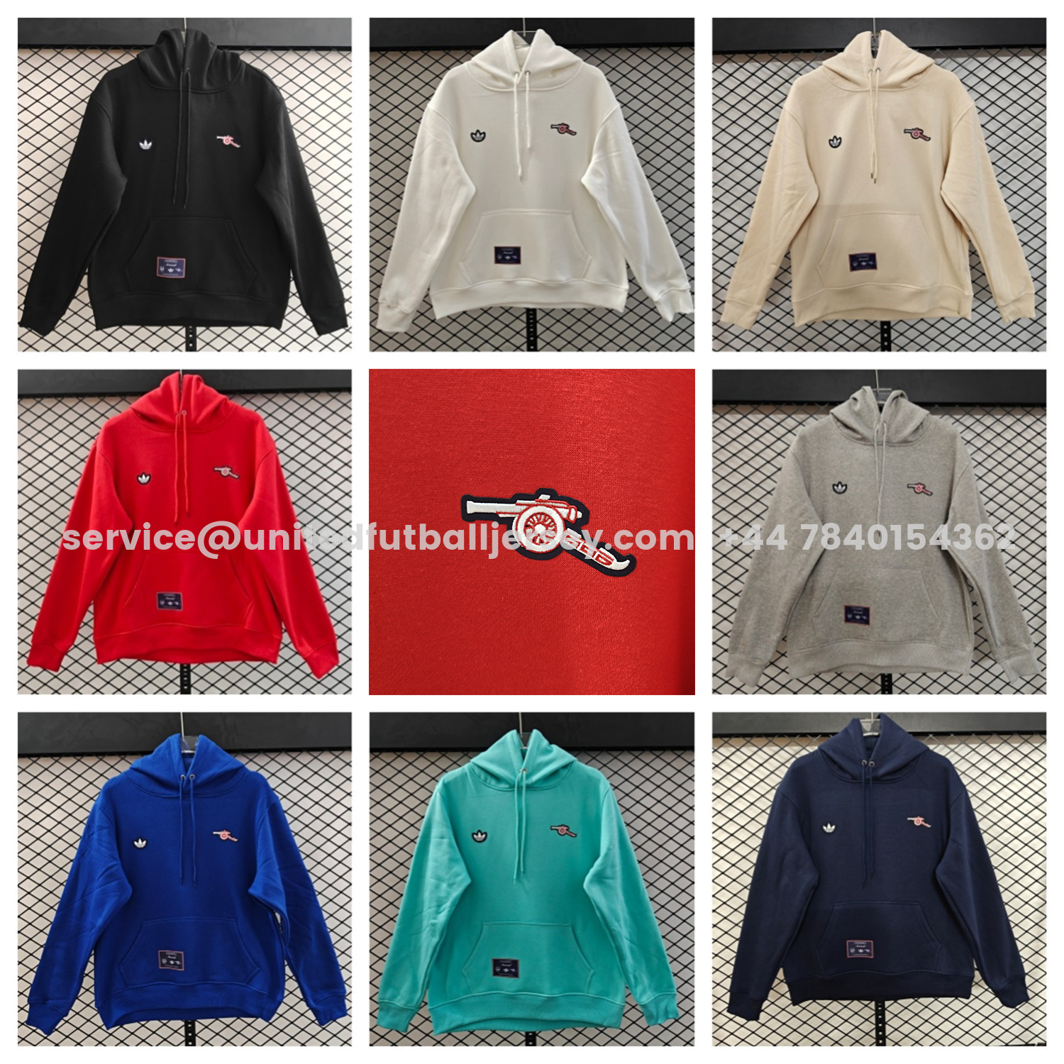 unitedfutballjersey-Arsenal 25-26 Originals Terrace Icon Unisex Pullover Hoodie