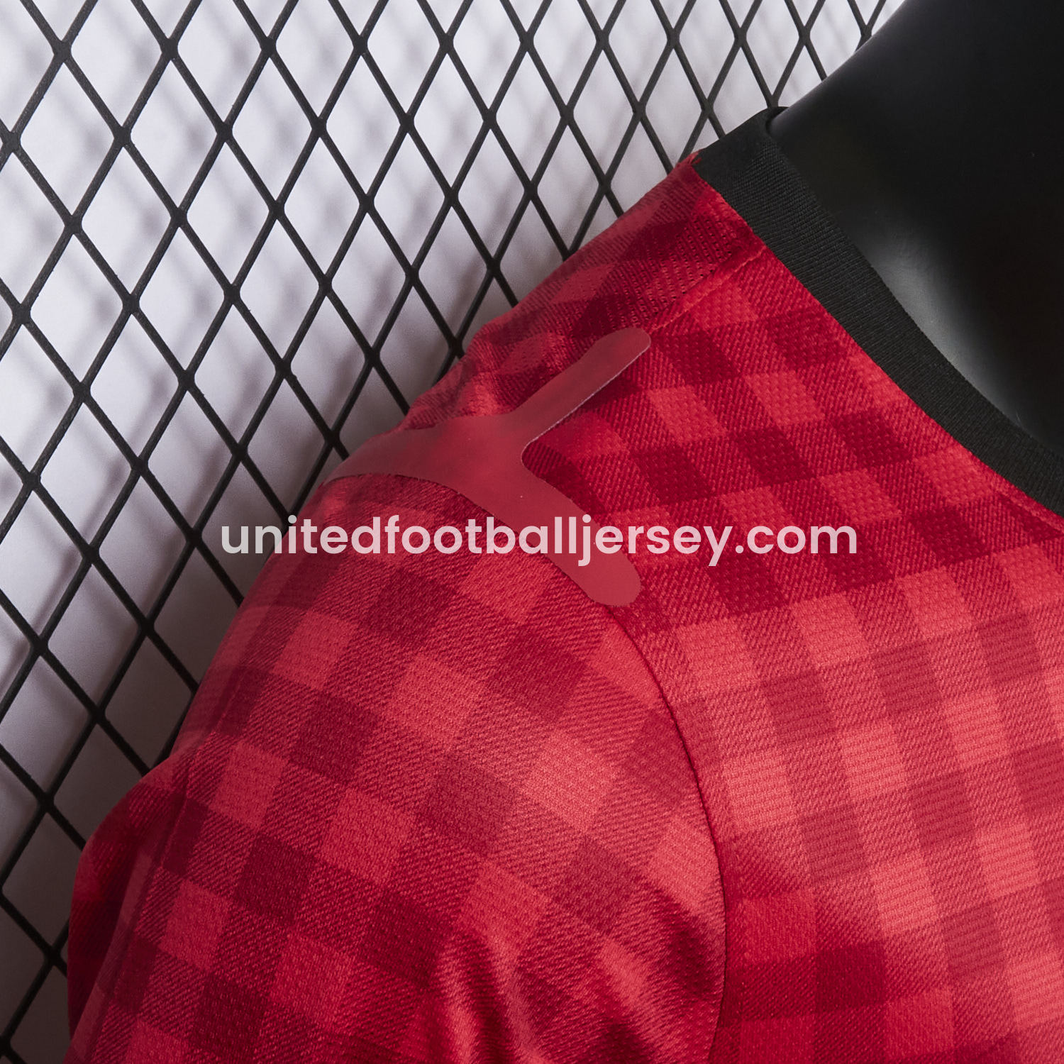 unitedfutballjersey-Retro Manchester United 2012-13 Home Long Sleeve Jersey - Player Version