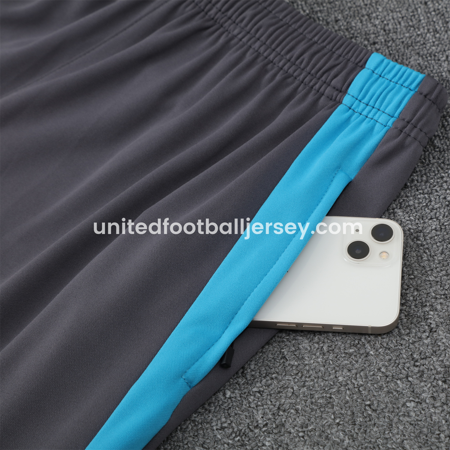 unitedfutballjersey-Argentina 25-26 POLO Short-Sleeve Training Set - Light Brown Top and Grey Pants