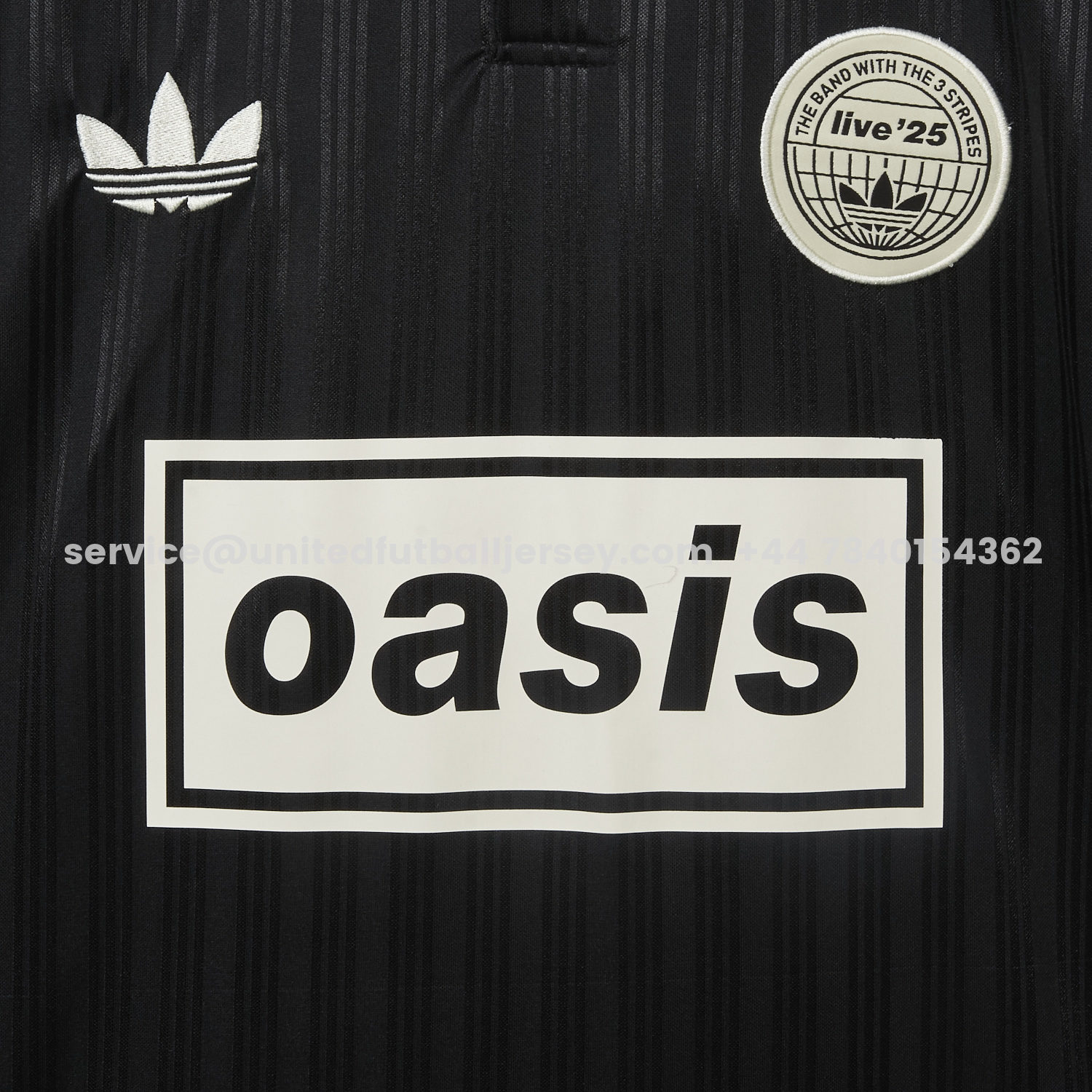 unitedfutballjersey-Bohemian 25-26 Oasis Originals Tour Black Jersey With Number 25 - Fans Version