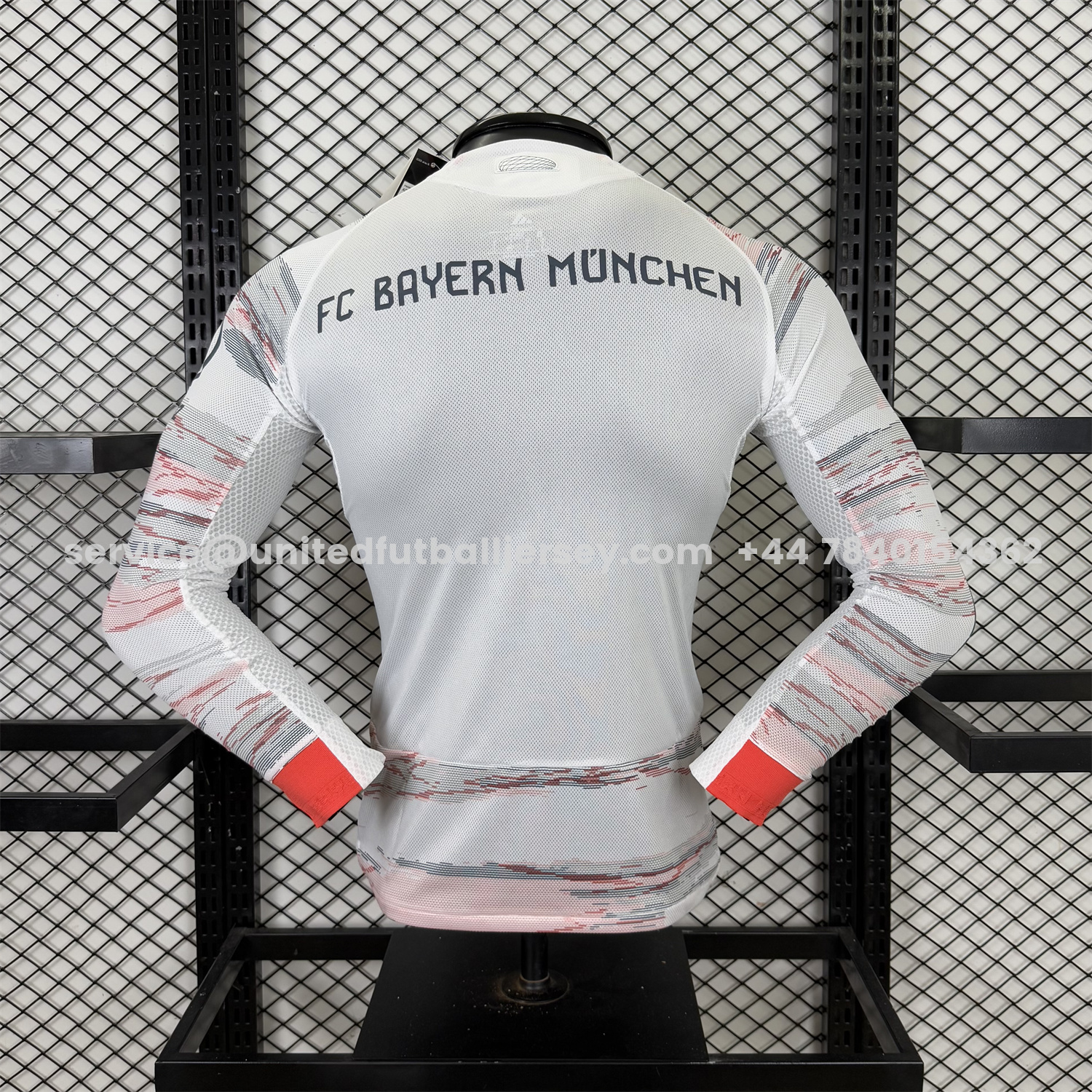 unitedfutballjersey-Bayern Munich 25-26 Away Long Sleeves Jersey - Player Version