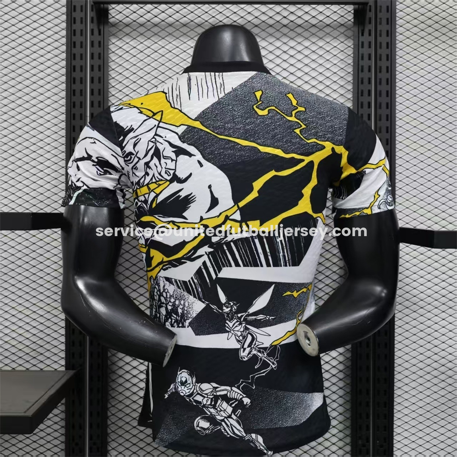 unitedfutballjersey-Real Madrid 25-26 Thunder Comics Pre-Match Special Jersey - Player Version