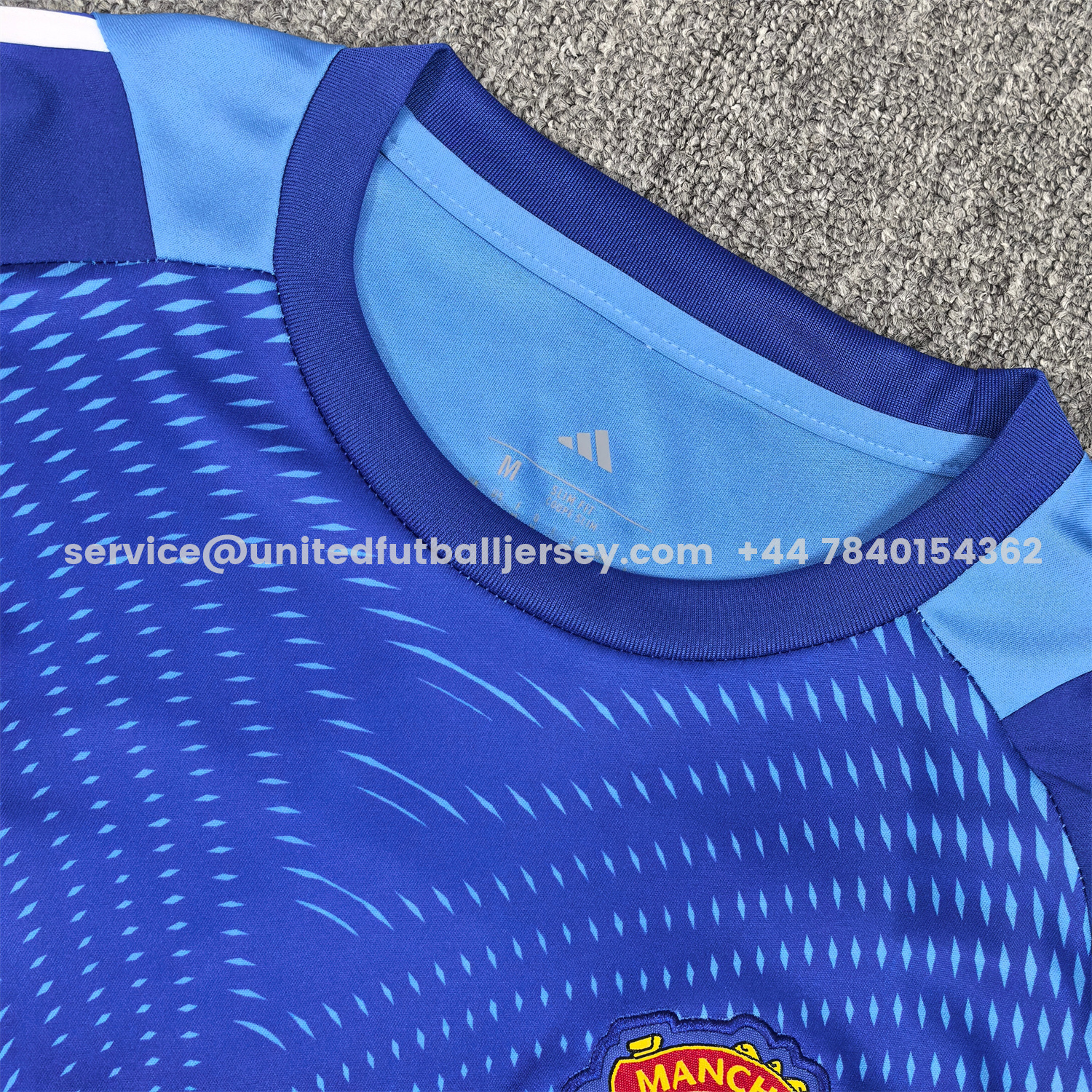 unitedfutballjersey-Manchester United 25-26 Blue Goalkeeper Jersey - Fans Version