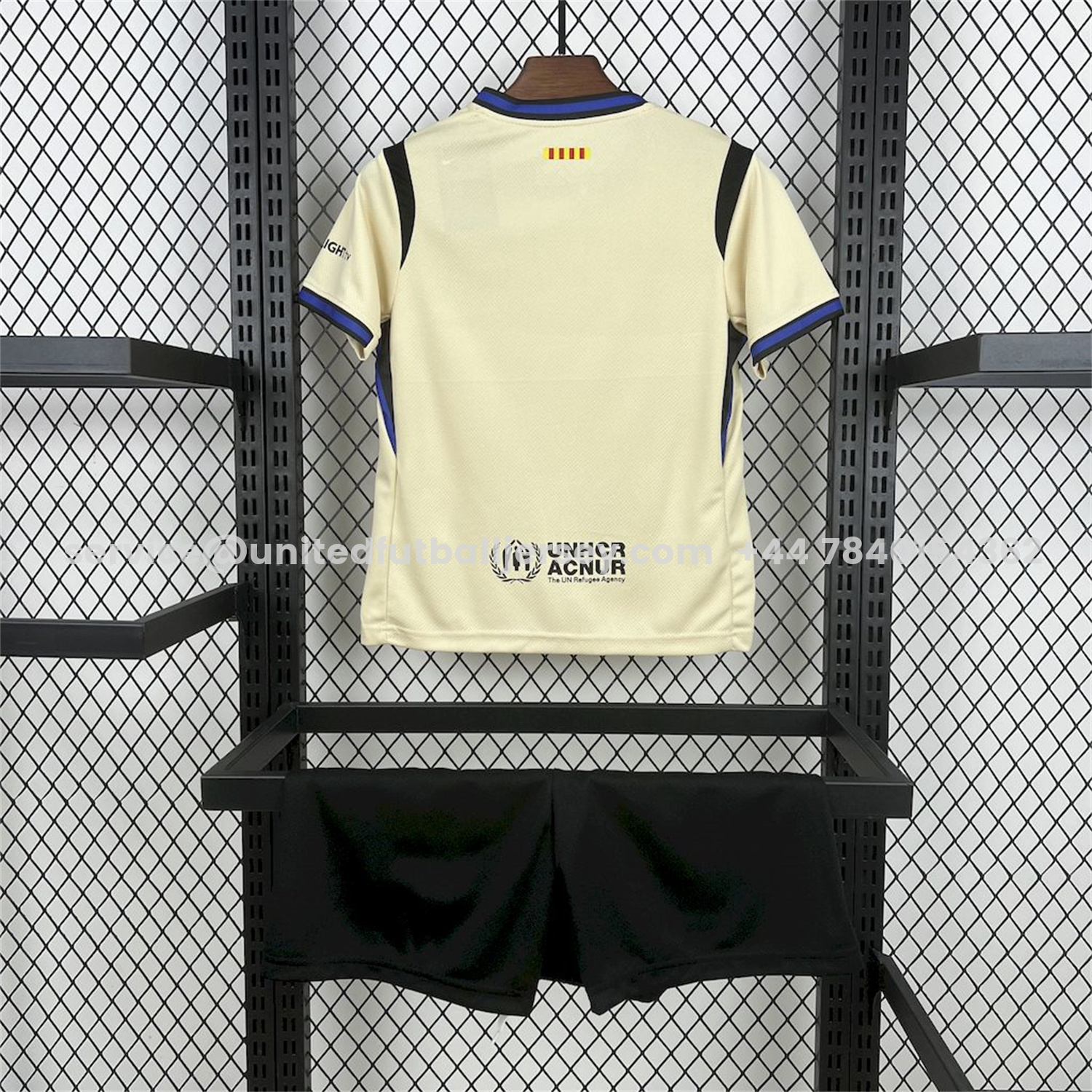 unitedfutballjersey-Barcelona 25-26 Away Kids Kit