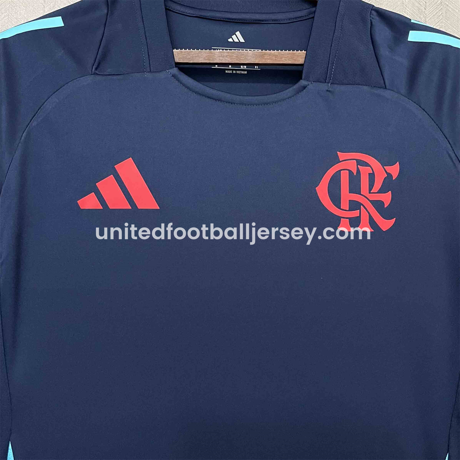 unitedfutballjersey-Flamengo 25-26 Deep Blue Training Jersey - Fans Version