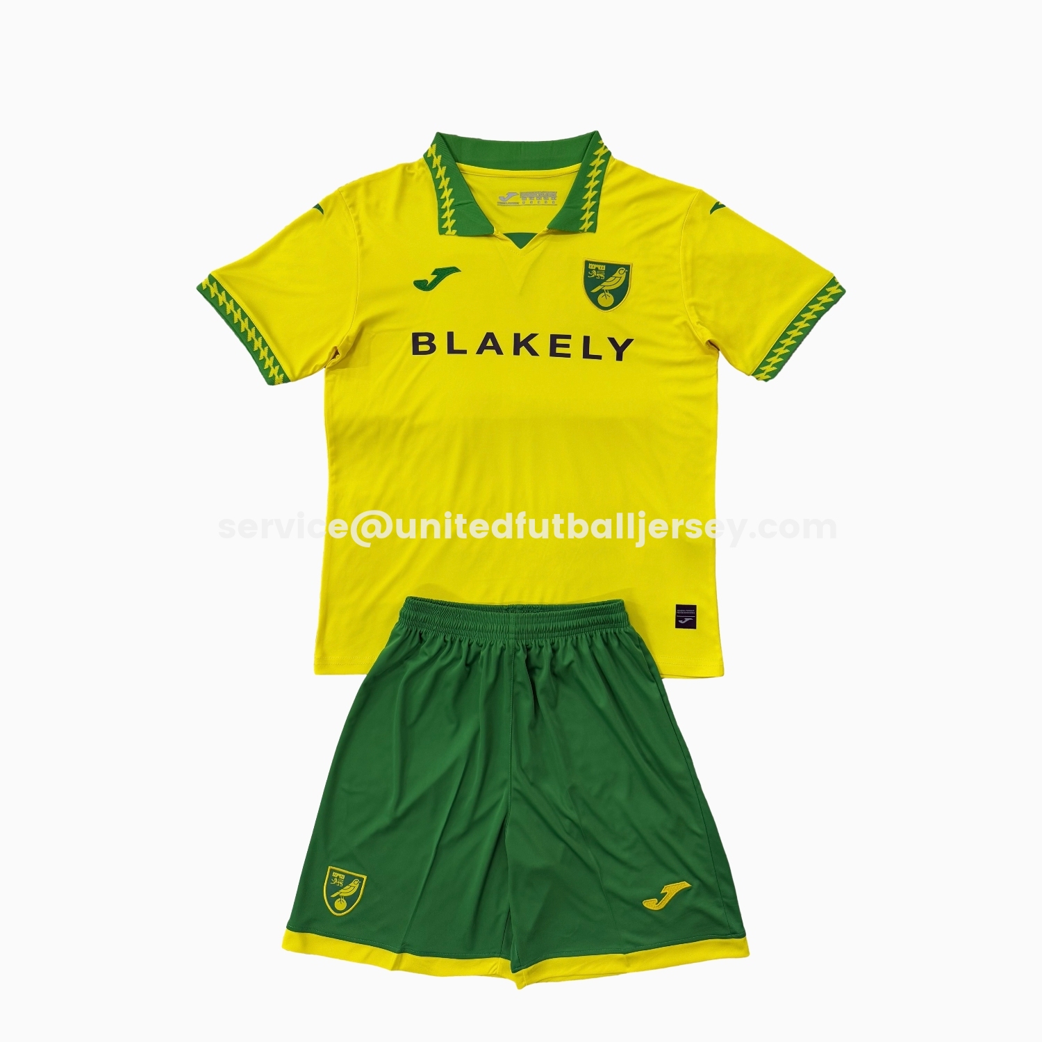 unitedfutballjersey-Norwich City 25-26 Home Men's Adult Jersey Set - Fans Version