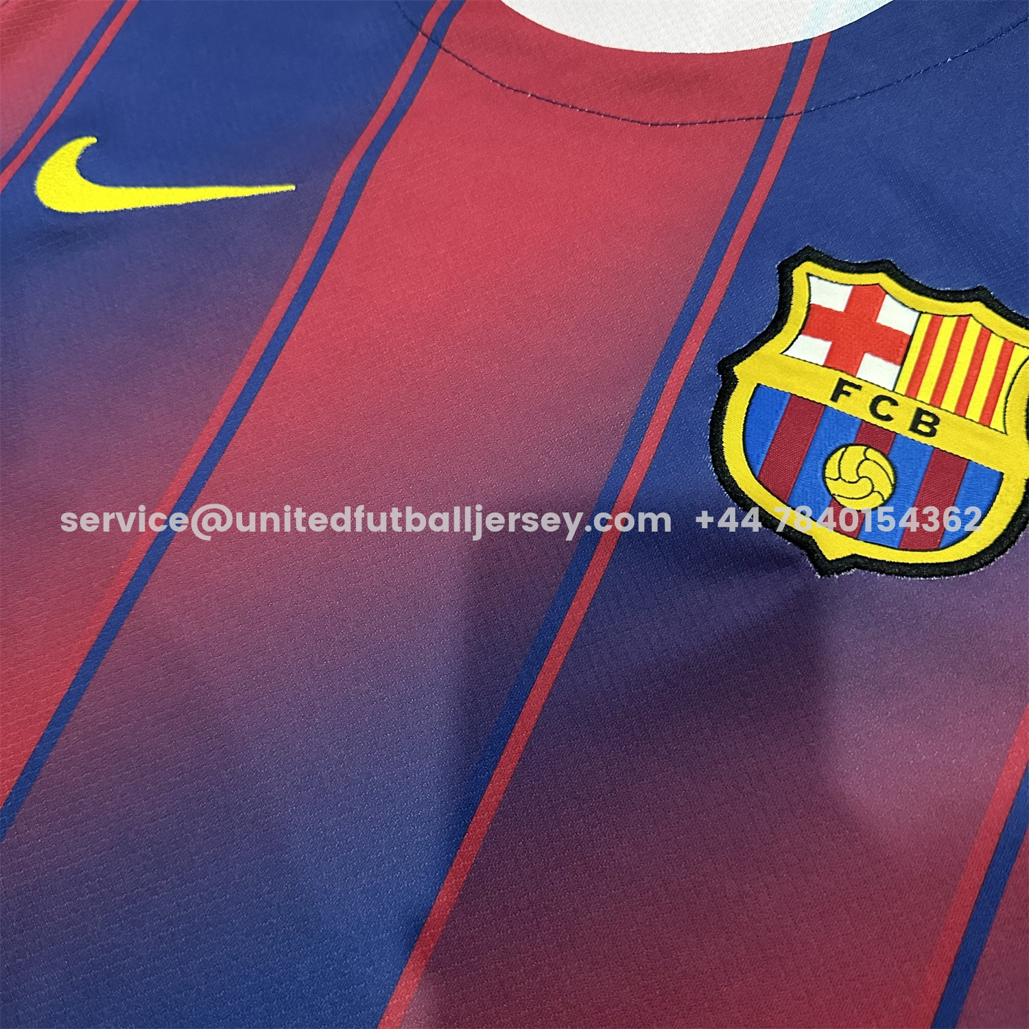 unitedfutballjersey-Barcelona 25-26 Home Unsponsored Jersey - Fans Version