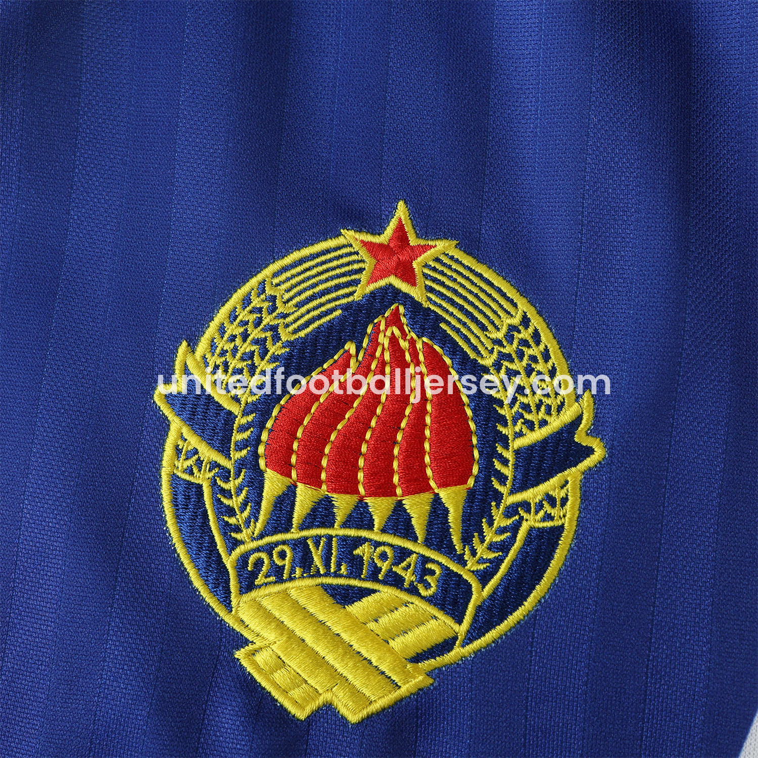 unitedfutballjersey-Retro Yugoslavia 1990 Home Jersey