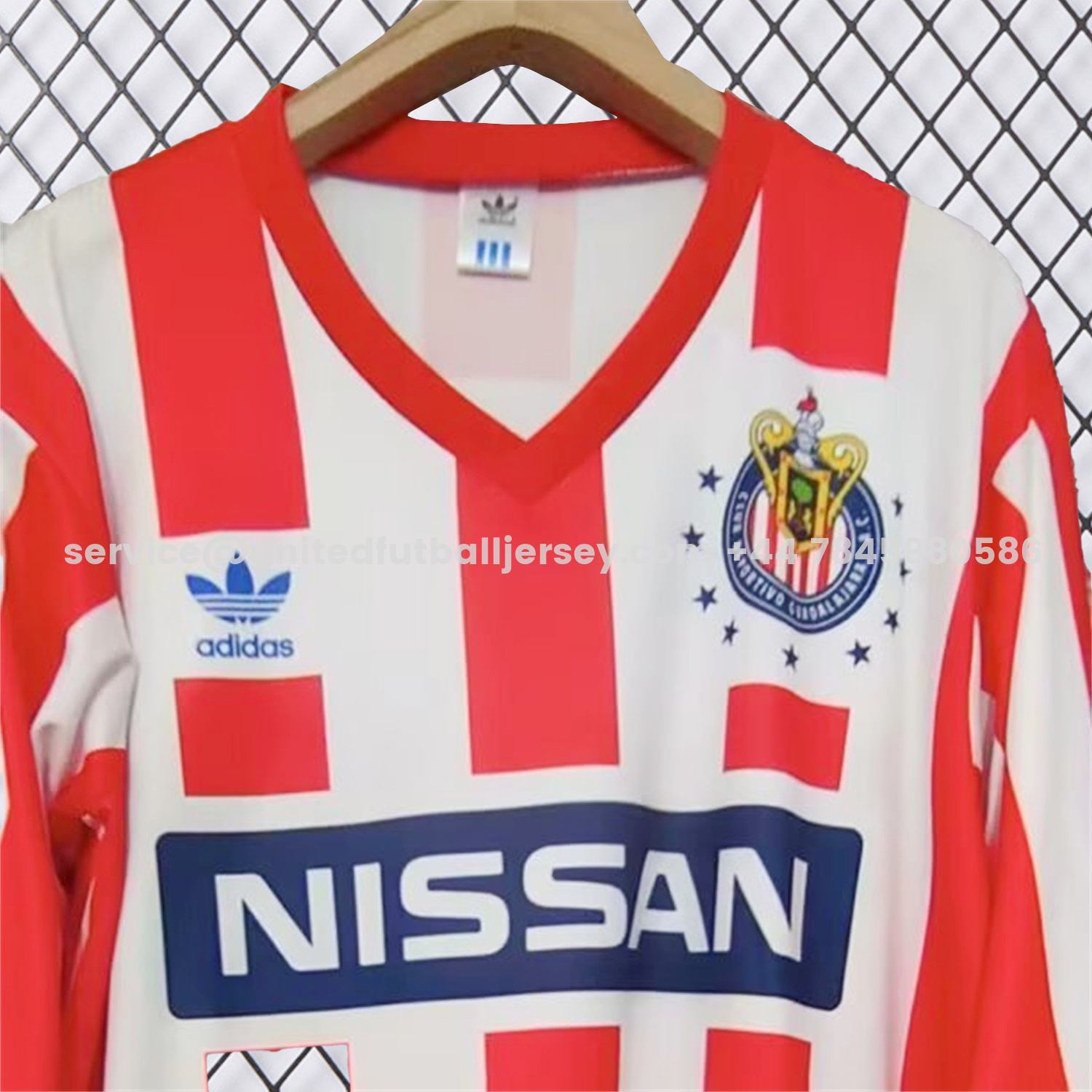 unitedfutballjersey-Retro Chivas de Guadalajara 1990-91 Home Long Sleeves Jersey