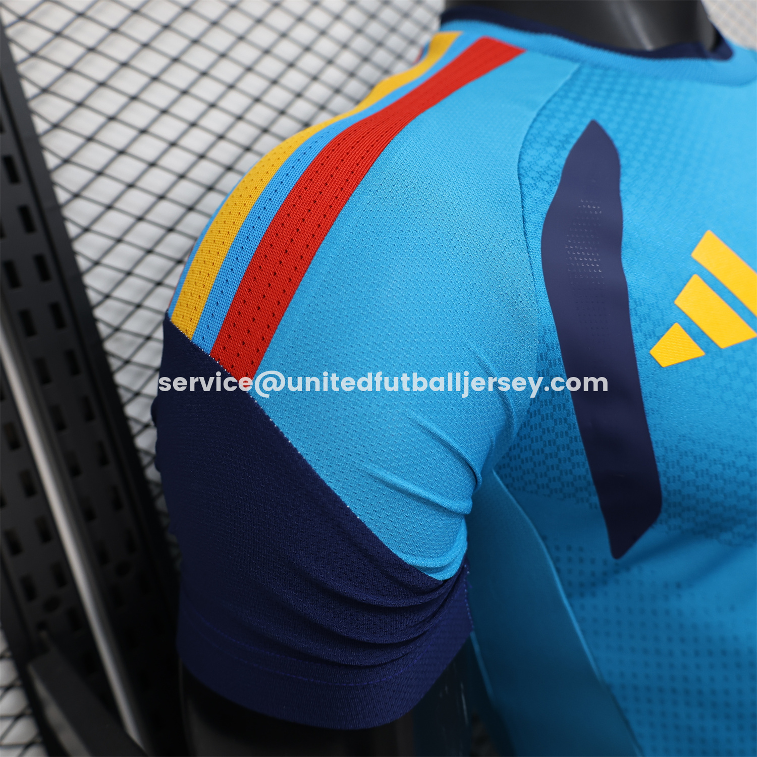 unitedfutballjersey-Spain 2026 Blue Pre-Match Training Jersey - Player Version