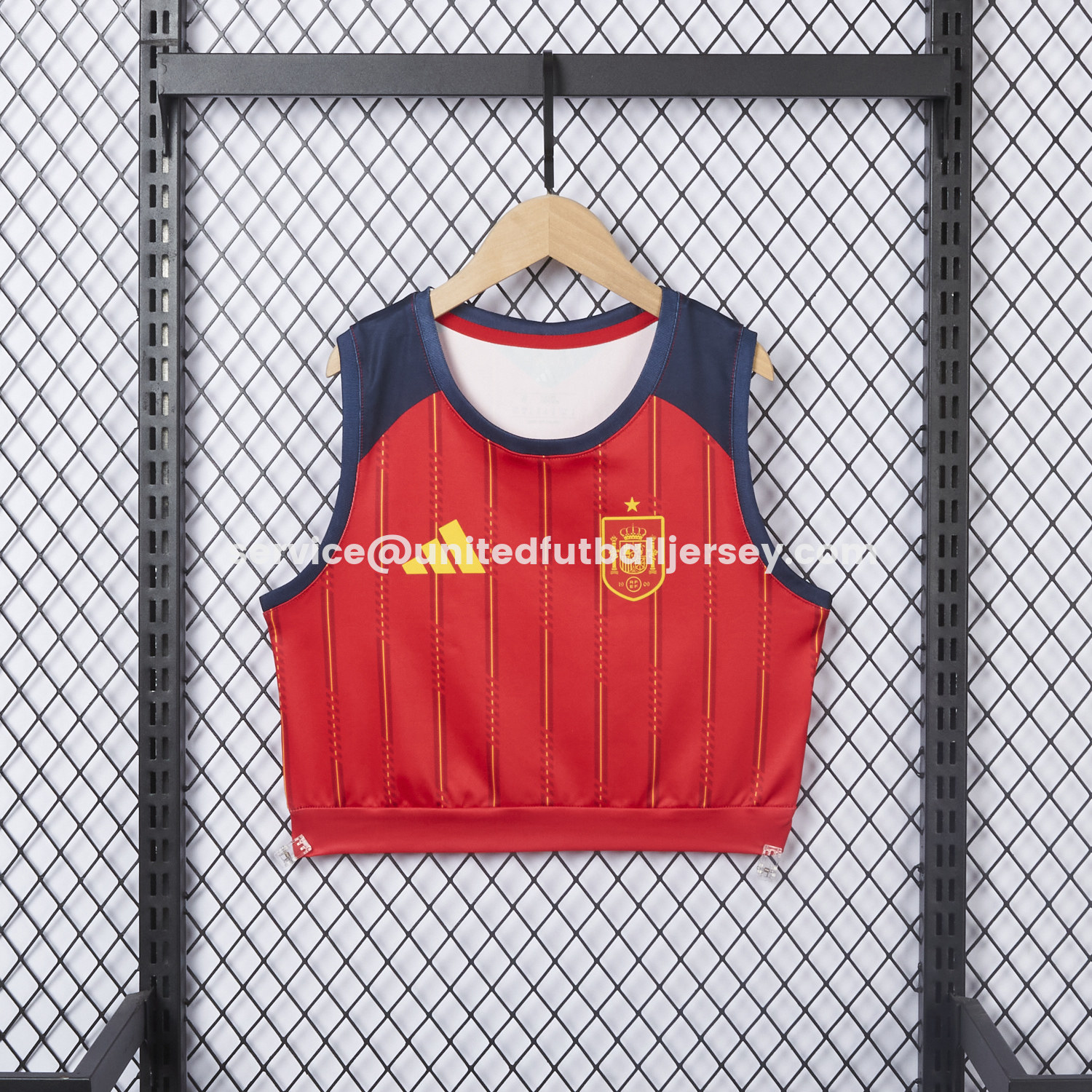 unitedfutballjersey-Women's Spain 2026 Home Yoga Vest