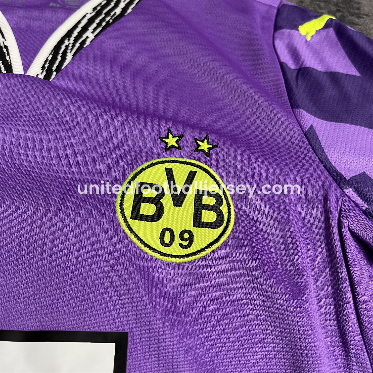 unitedfutballjersey-Dortmund 24-25 Purple Goalkeeper Special Edition Kids Kit