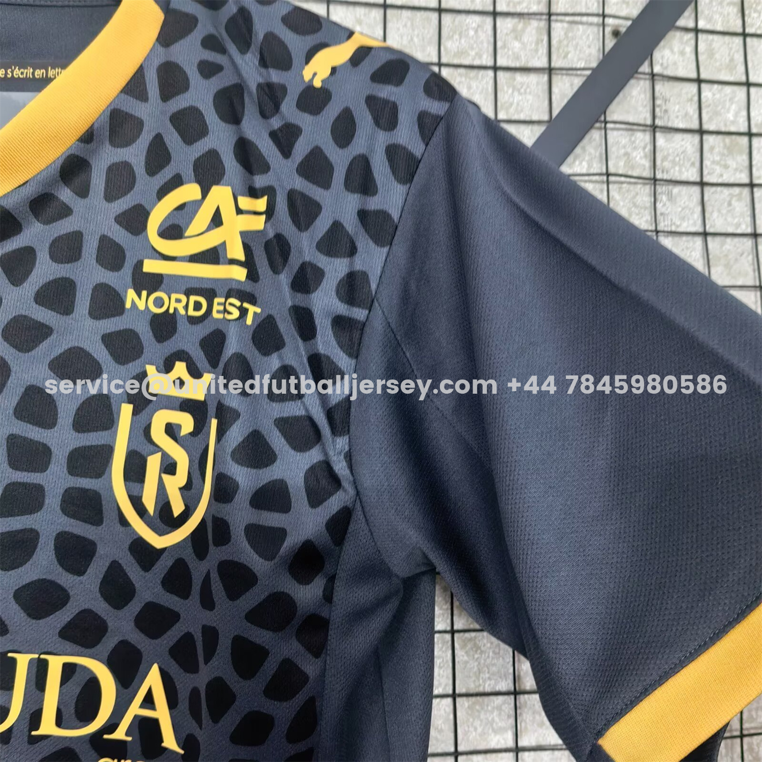 unitedfutballjersey-Stade de Reims 25-26 Third Jersey - Fans Version