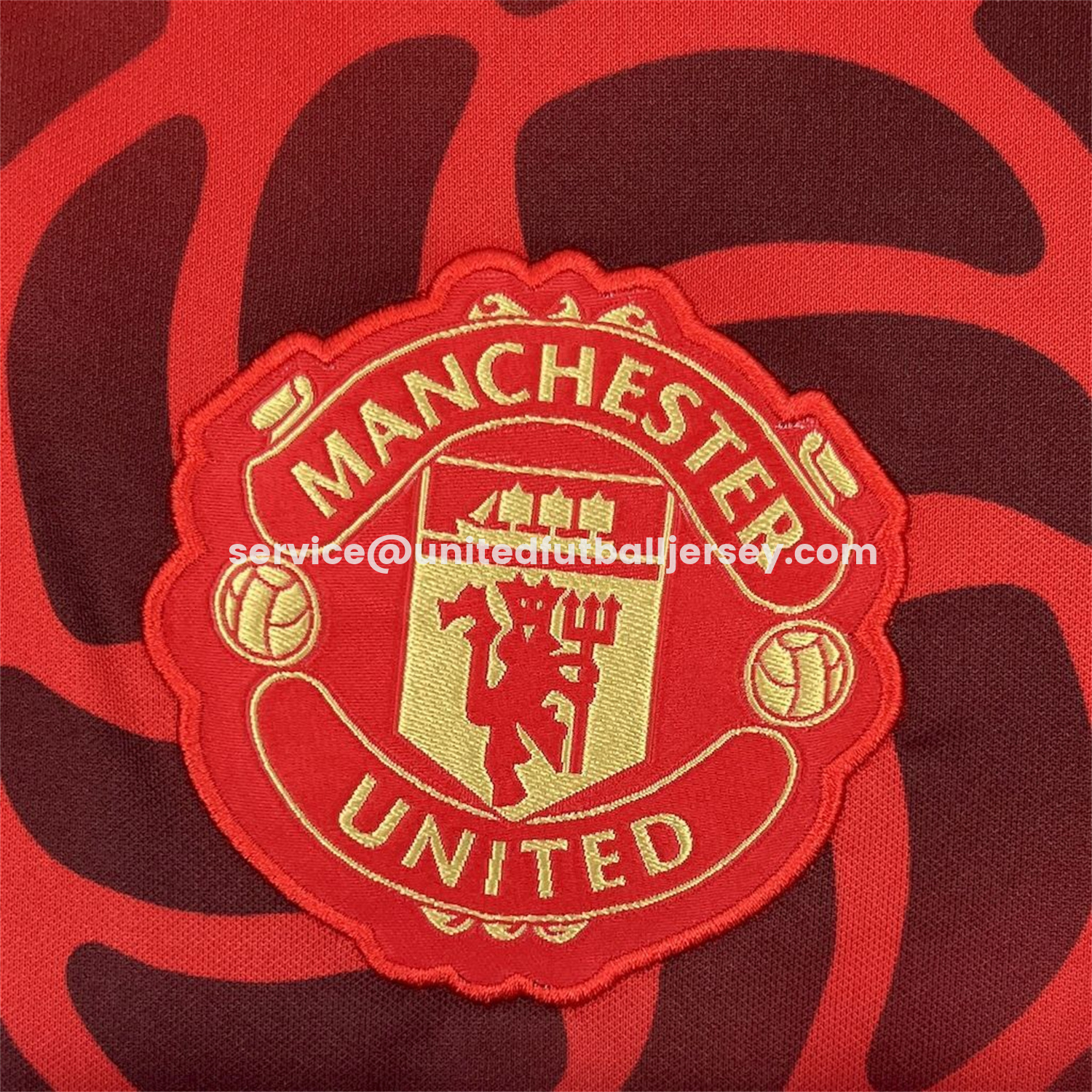 unitedfutballjersey-Manchester United 25-26 Chinese Knot Red Special Jersey - Fans Version