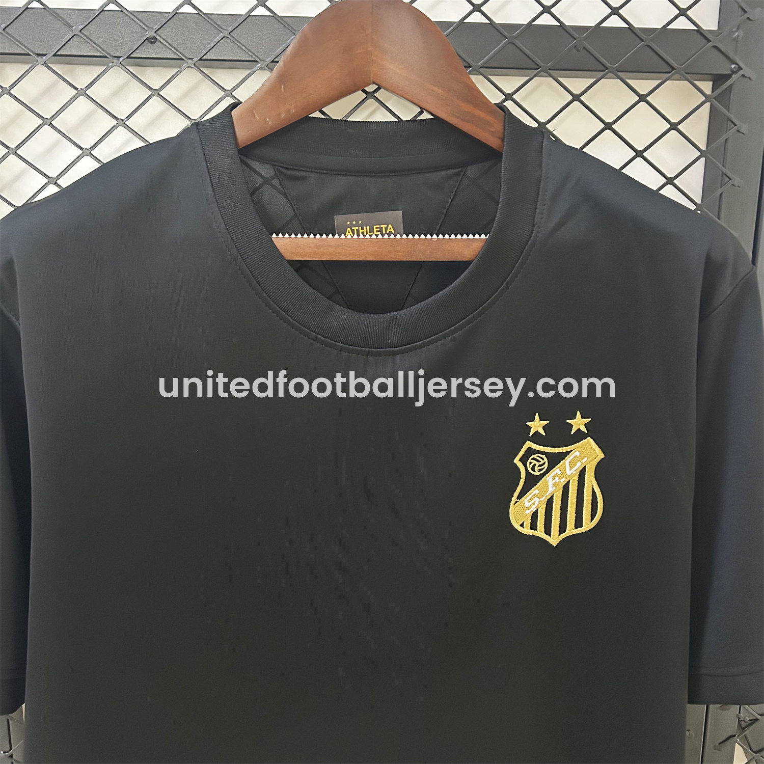 unitedfutballjersey-Santos 25-26 Black Special Edition Jersey - Fans Version