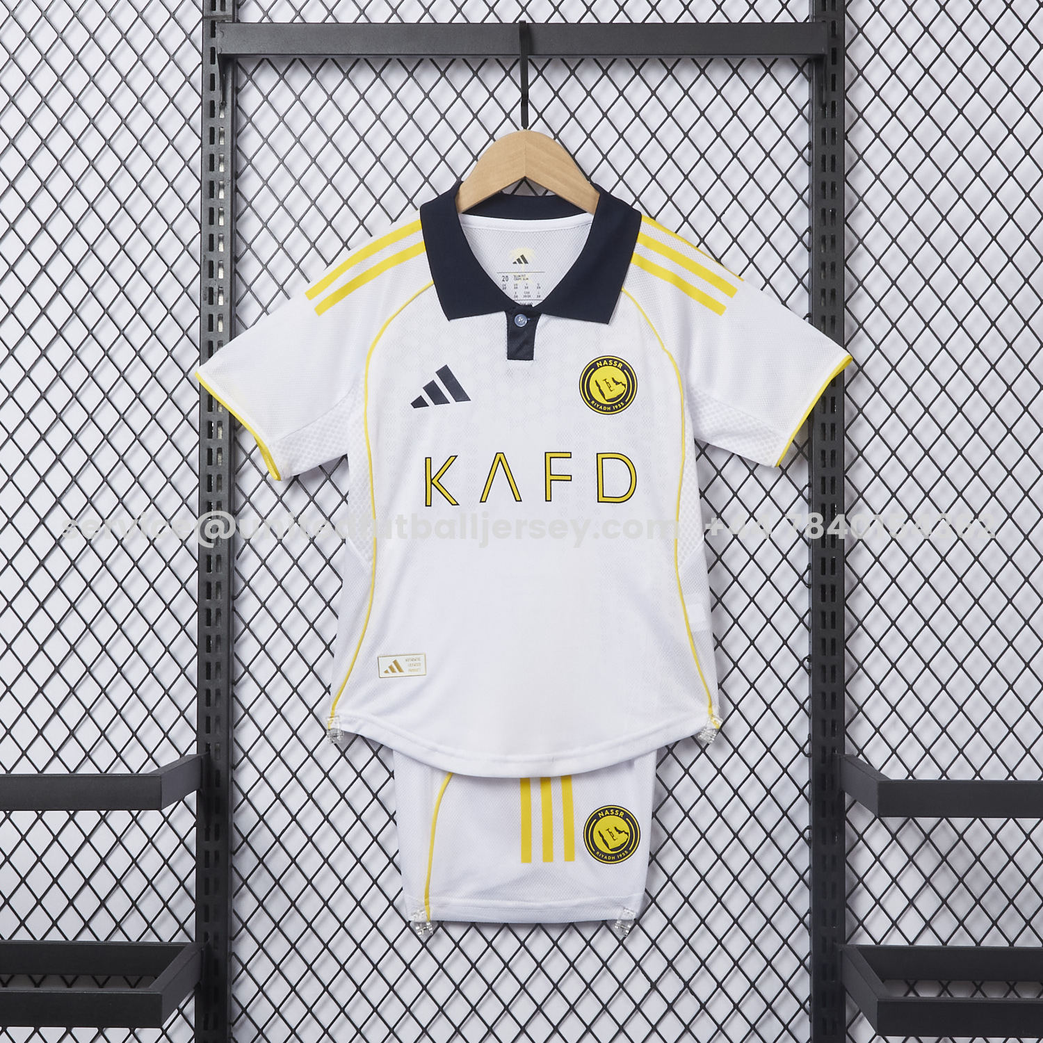 unitedfutballjersey-Al Nassr Riyadh Victory 25-26 Third Kids Kit - Player Version