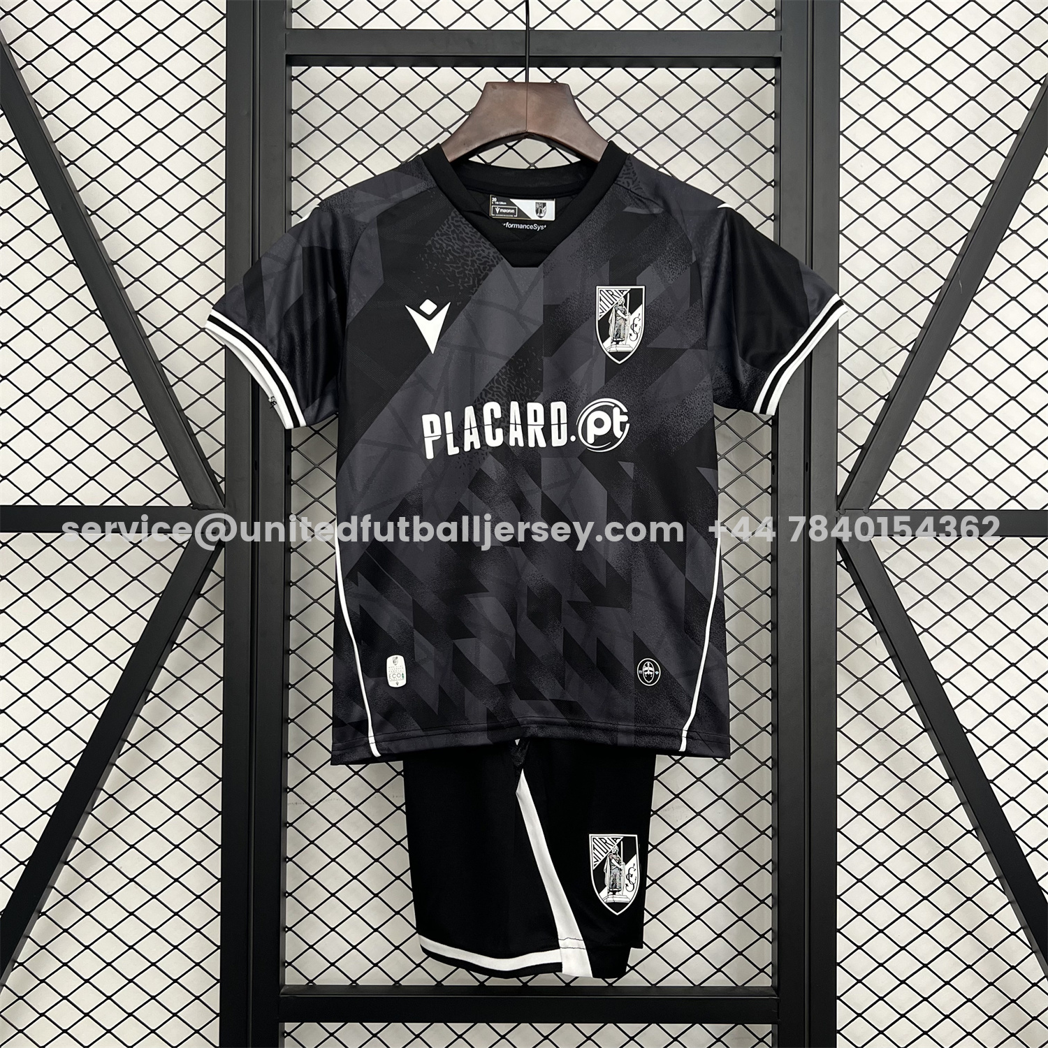 unitedfutballjersey-Guimarães 25-26 Away Kids Kit