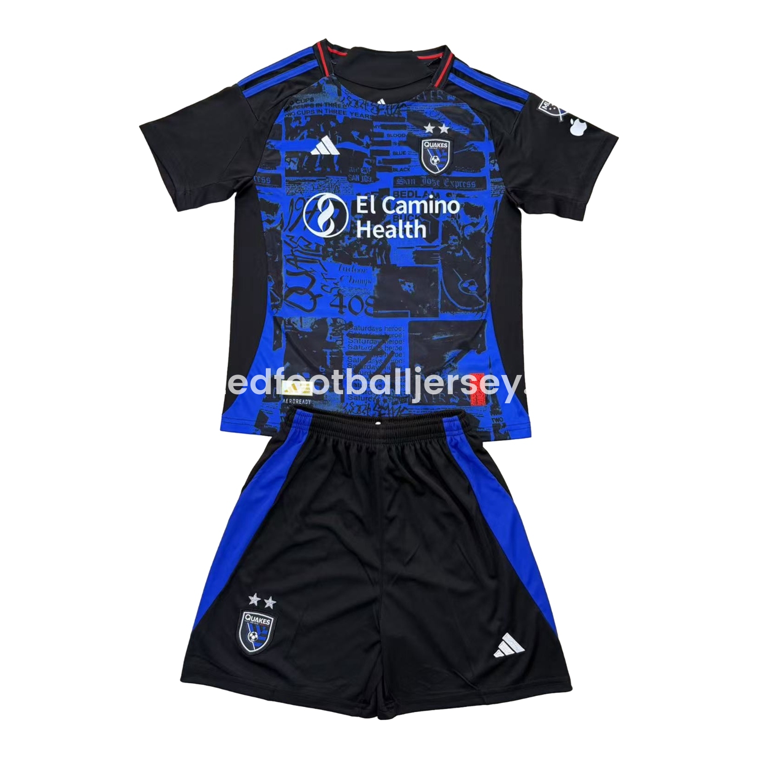 unitedfutballjersey-San Jose Earthquakes 25-26 Home Men's Adult Jersey Set - Fans Version