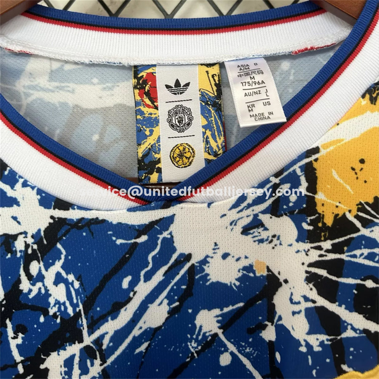 unitedfutballjersey-Manchester United 25-26 Stone Roses Special Jersey - Fans Version