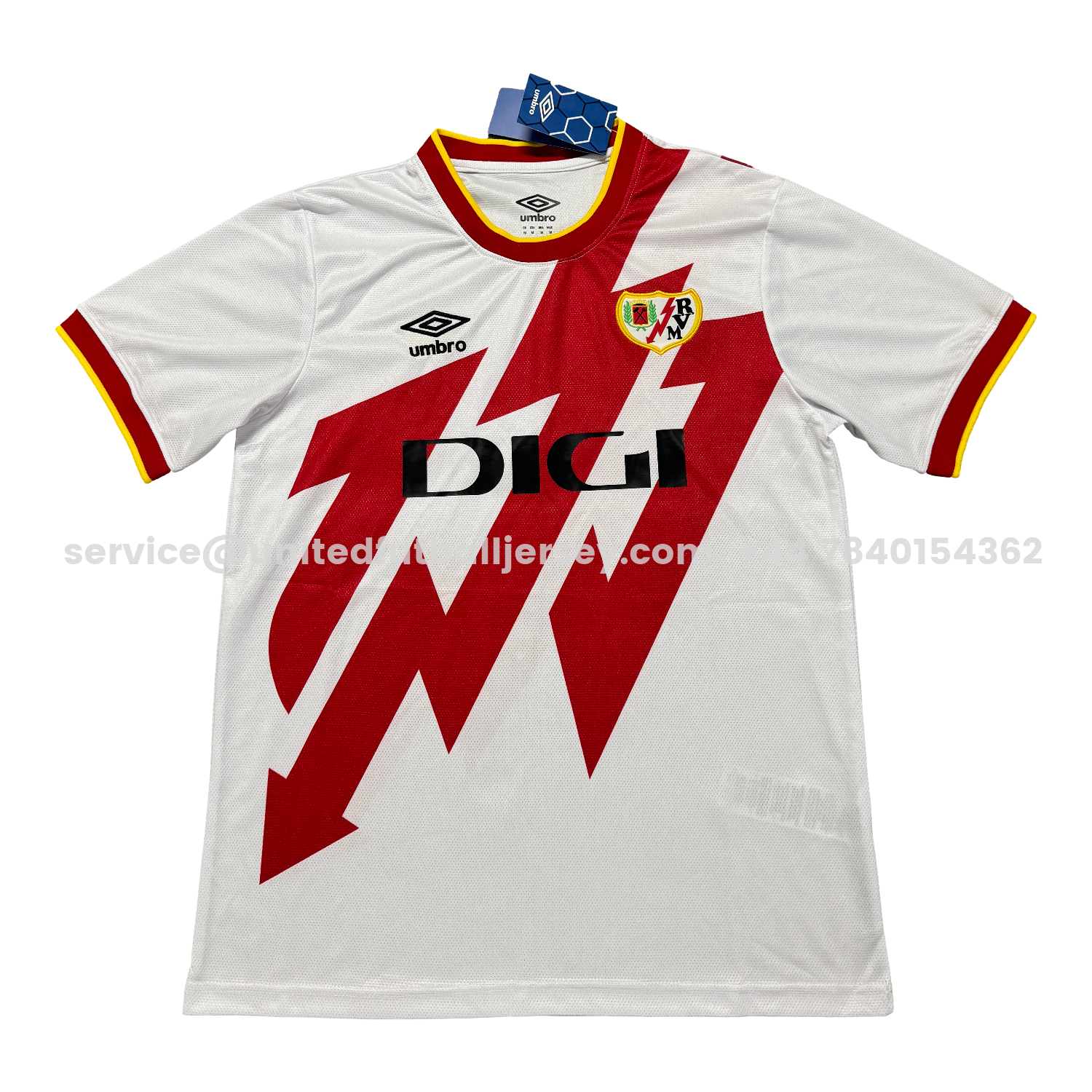 unitedfutballjersey-Rayo Vallecano 25-26 Home Jersey - Fans Version