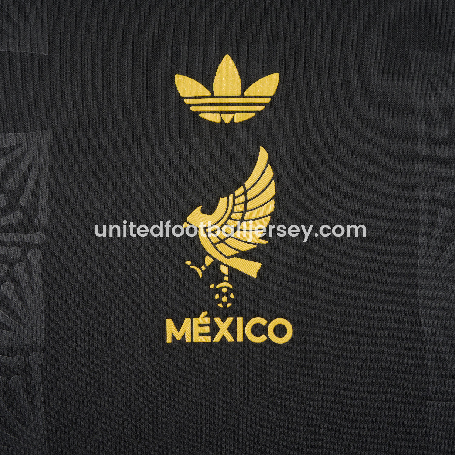 unitedfutballjersey-Mexico 2025 Gold Cup Home Black Jersey - Fans Version