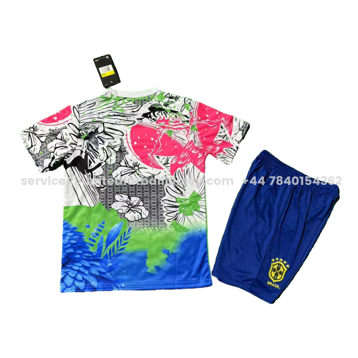 unitedfutballjersey-Brazil 25-26 Red Parrot Special Kids Kit