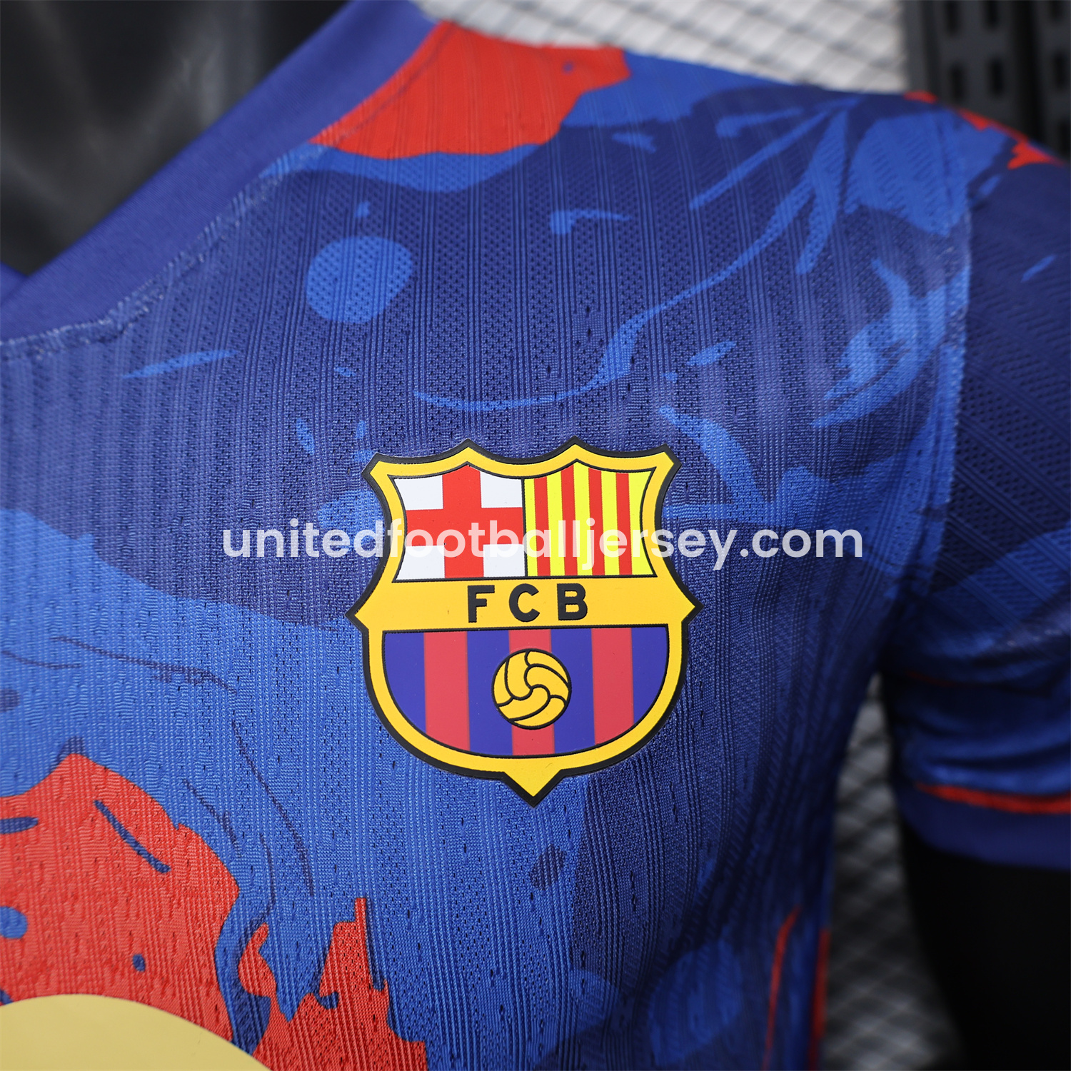 unitedfutballjersey-Barcelona 25-26 Fire Dragon Special Edition Jersey - Player Version