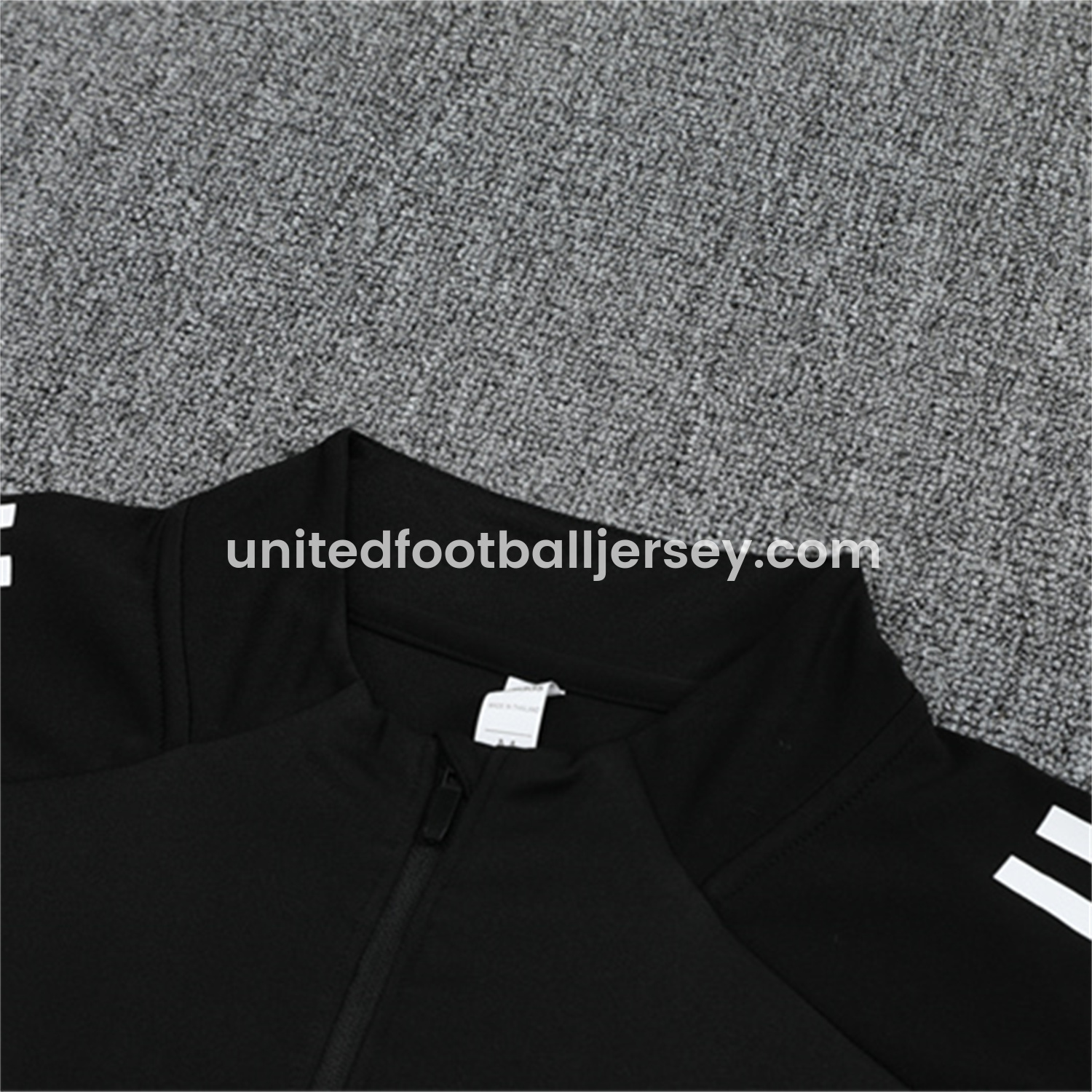 unitedfutballjersey-Real Madrid 25-26 Kid Long Sleeves Training Set - Black Top & Black Pants
