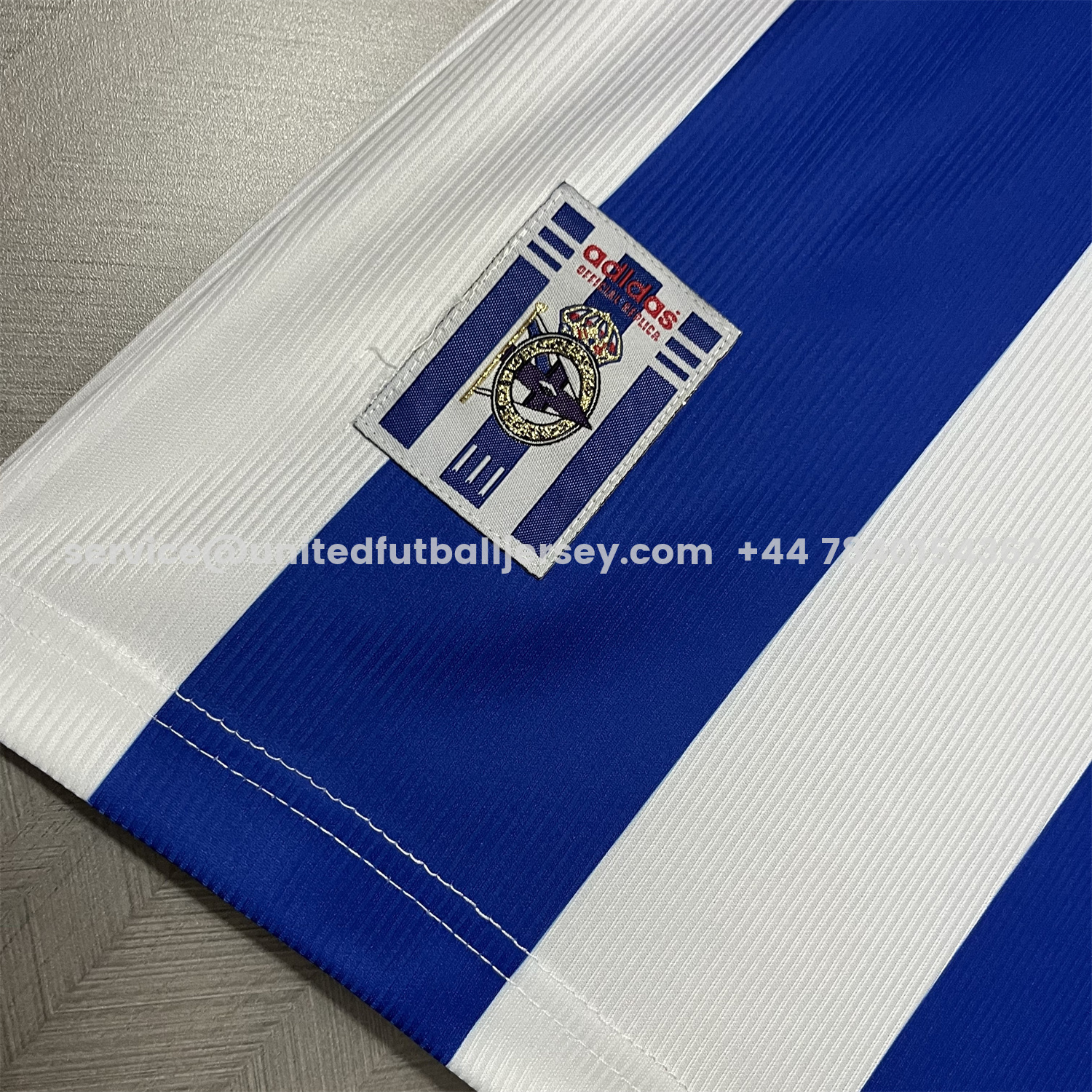 unitedfutballjersey-Retro Deportivo de La Coruña 1999-00 Home Jersey