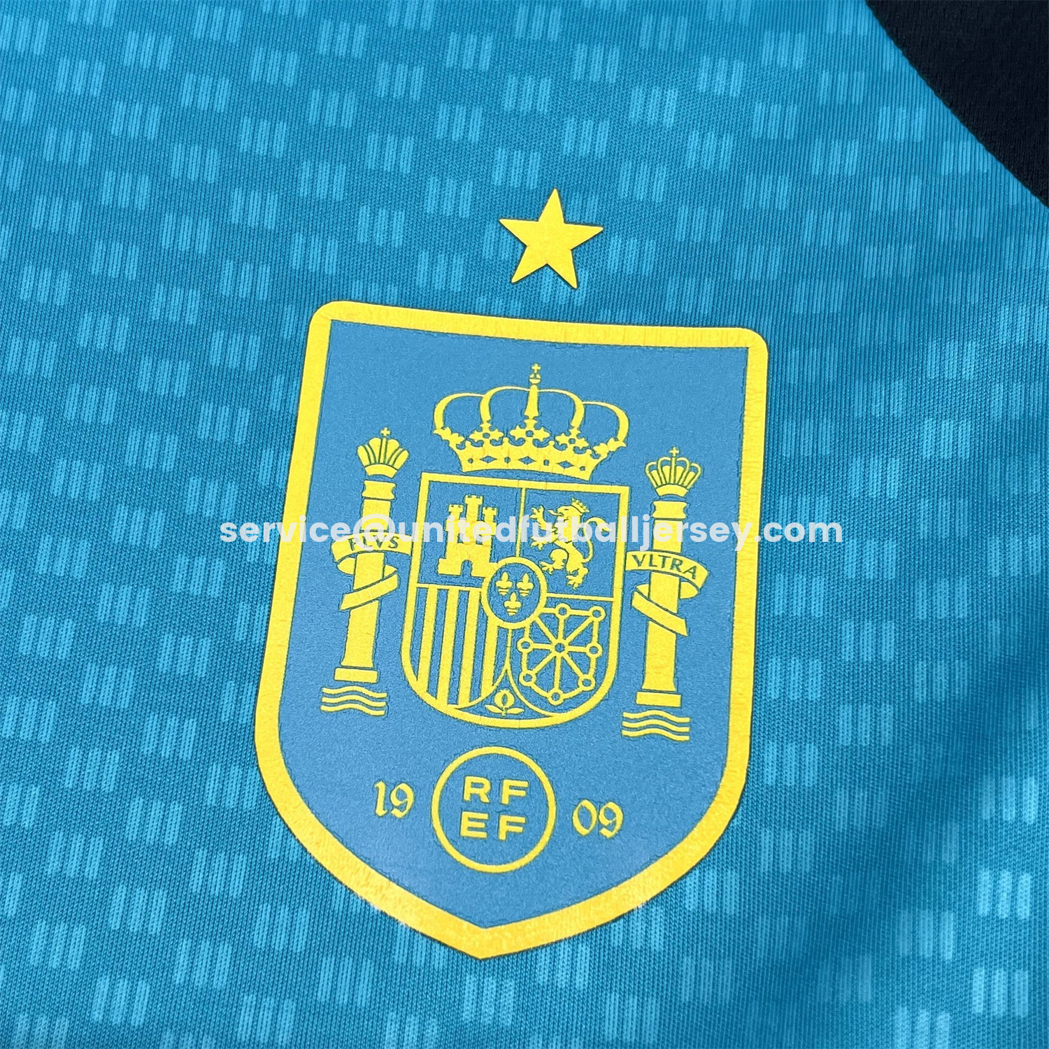 unitedfutballjersey-Spain 2026 Lake Blue Pre-Match Training Jersey - Fans Version