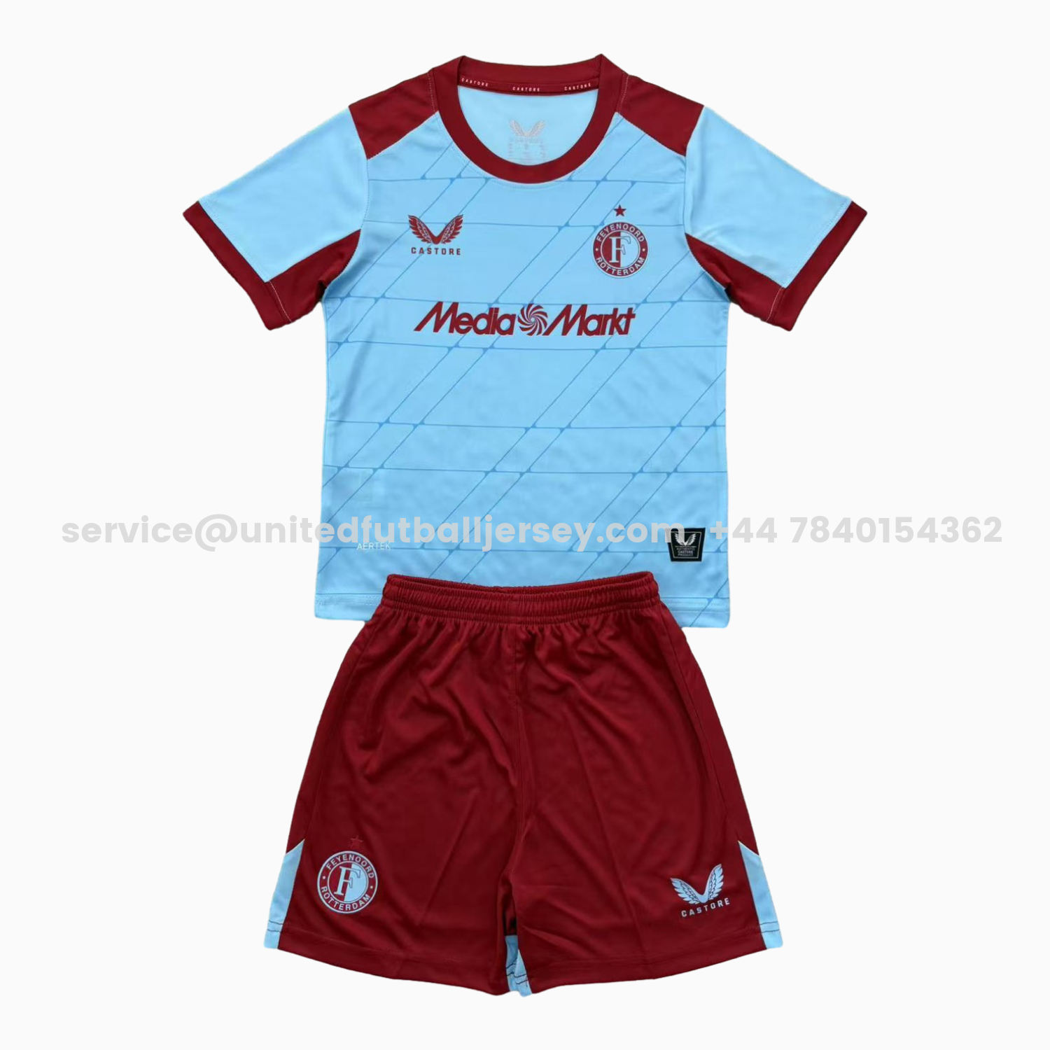 unitedfutballjersey-Feyenoord 25-26 Third Men's Adult Jersey Set - Fans Version