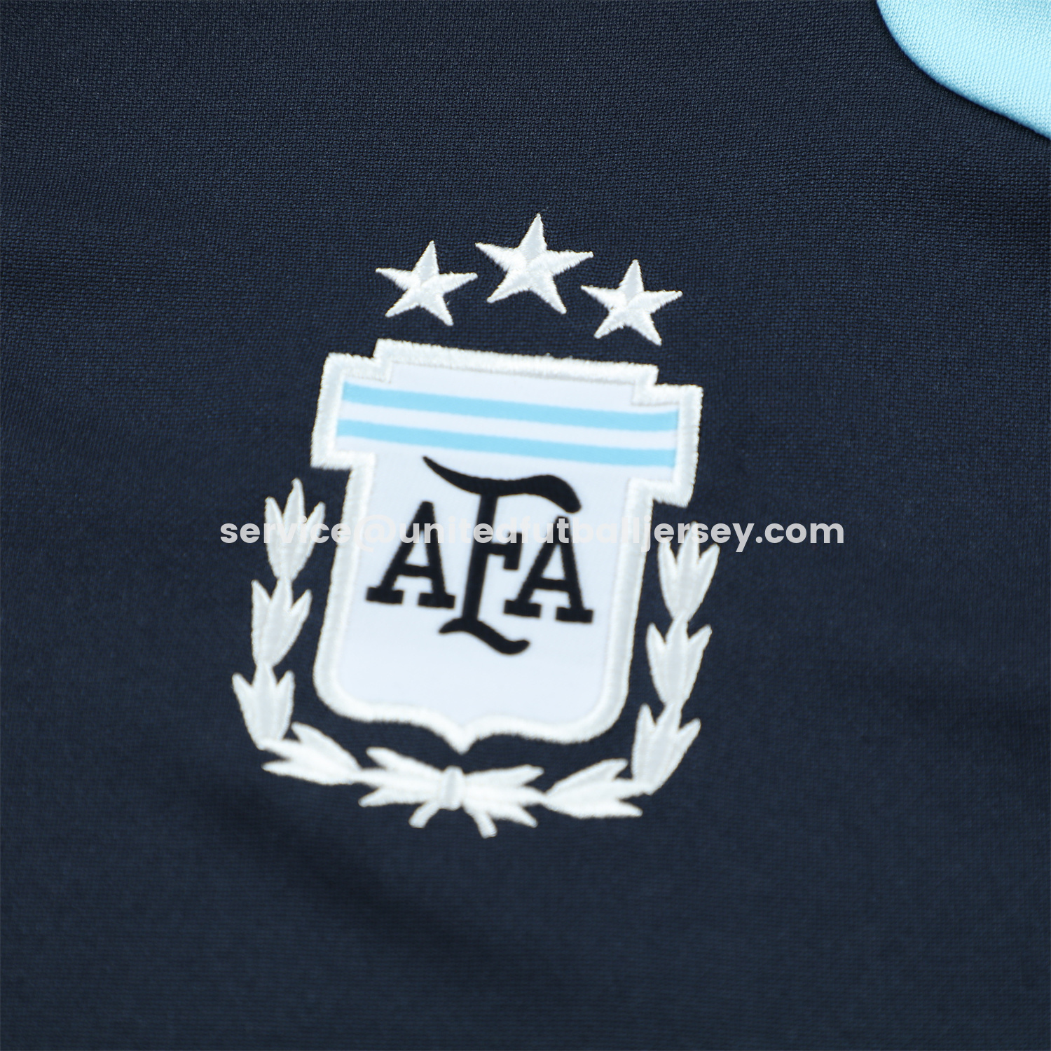 unitedfutballjersey-Argentina 2026 Kids Long Sleeve Training Set - Blue Black Top & Pants