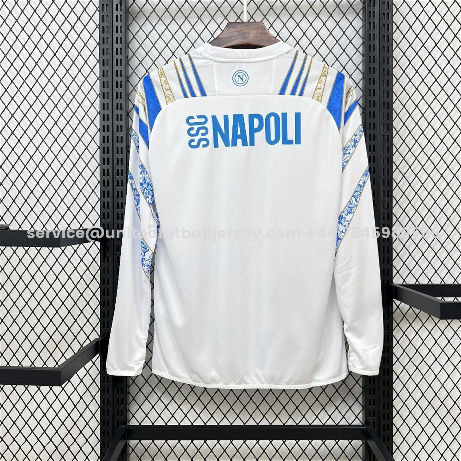 unitedfutballjersey-Napoli 25-26 CocaCola White Special Jersey - Fans Version