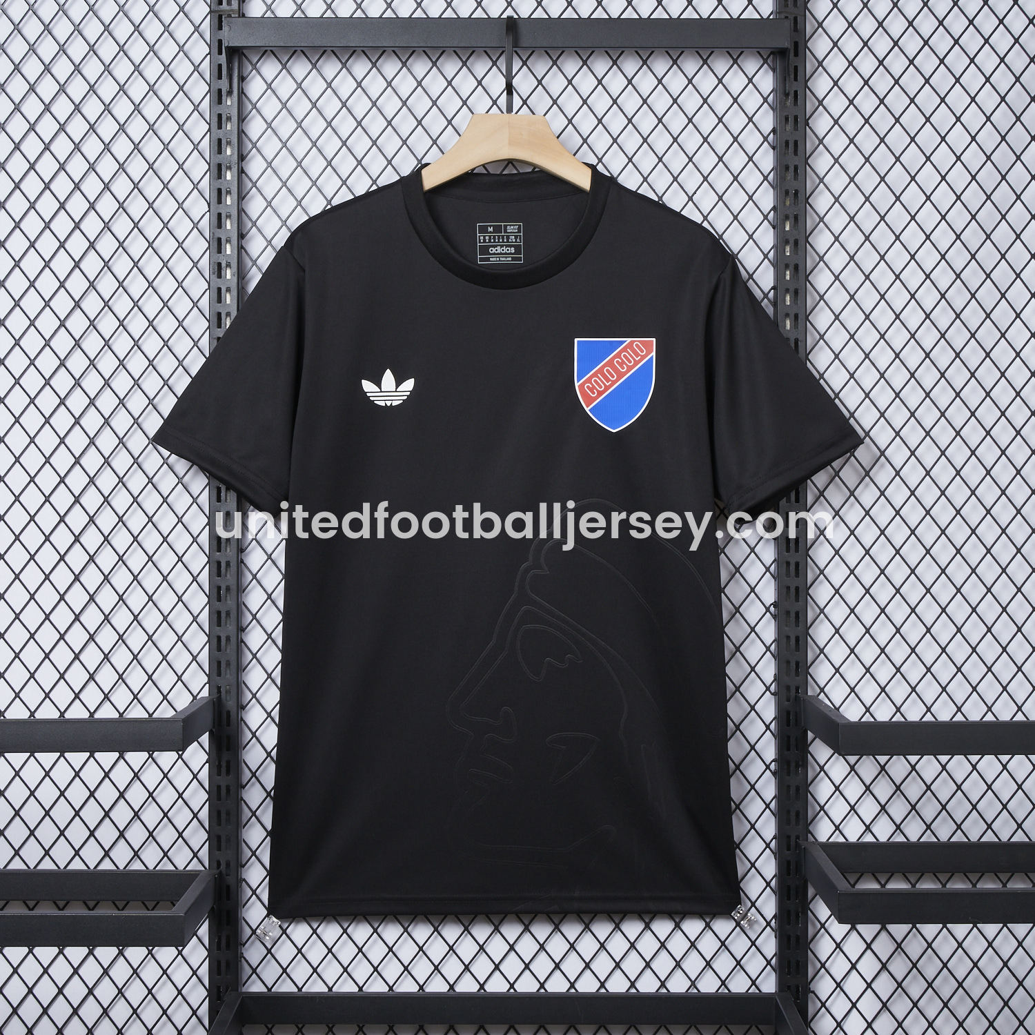 unitedfutballjersey-Colo Colo 25-26 100th Anniversary Pure Black Special Jersey - Fans Version