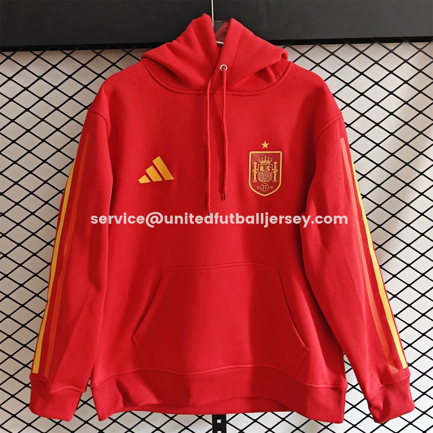 unitedfutballjersey-Spain 2026 Home Unisex Pullover Hoodie
