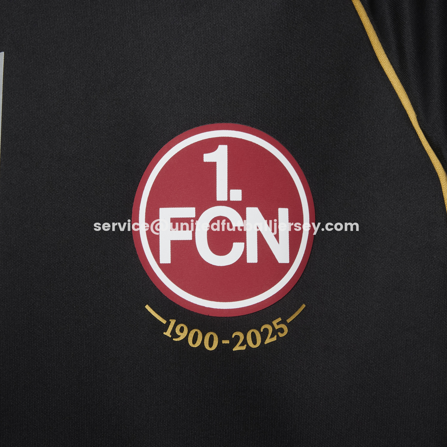 unitedfutballjersey-Nürnberg 25-26 Black 125-Year Anniversary Jersey - Fans Version