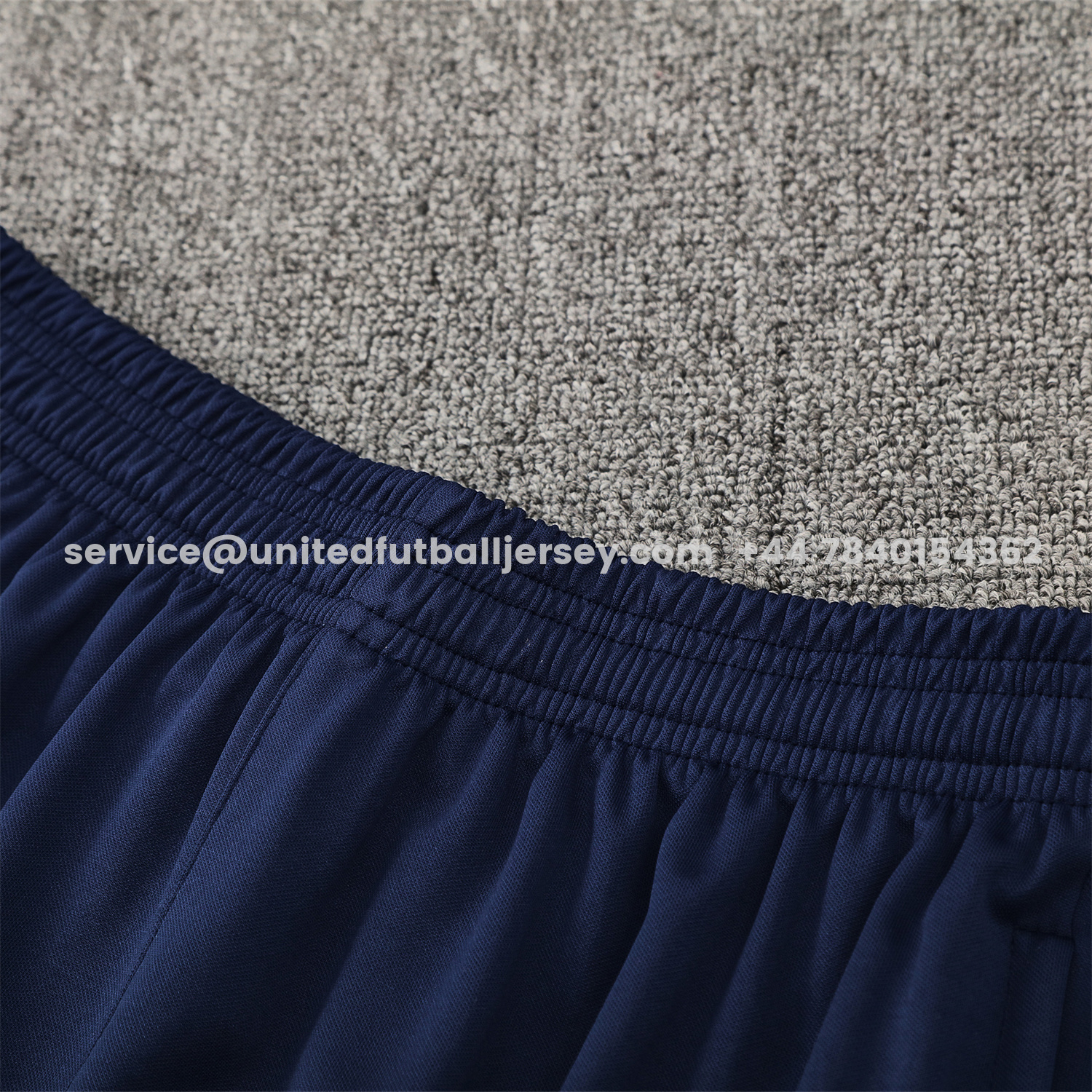 unitedfutballjersey-Atletico Madrid Short-Sleeve Training Set - Blue Yellow Top & Blue Shorts