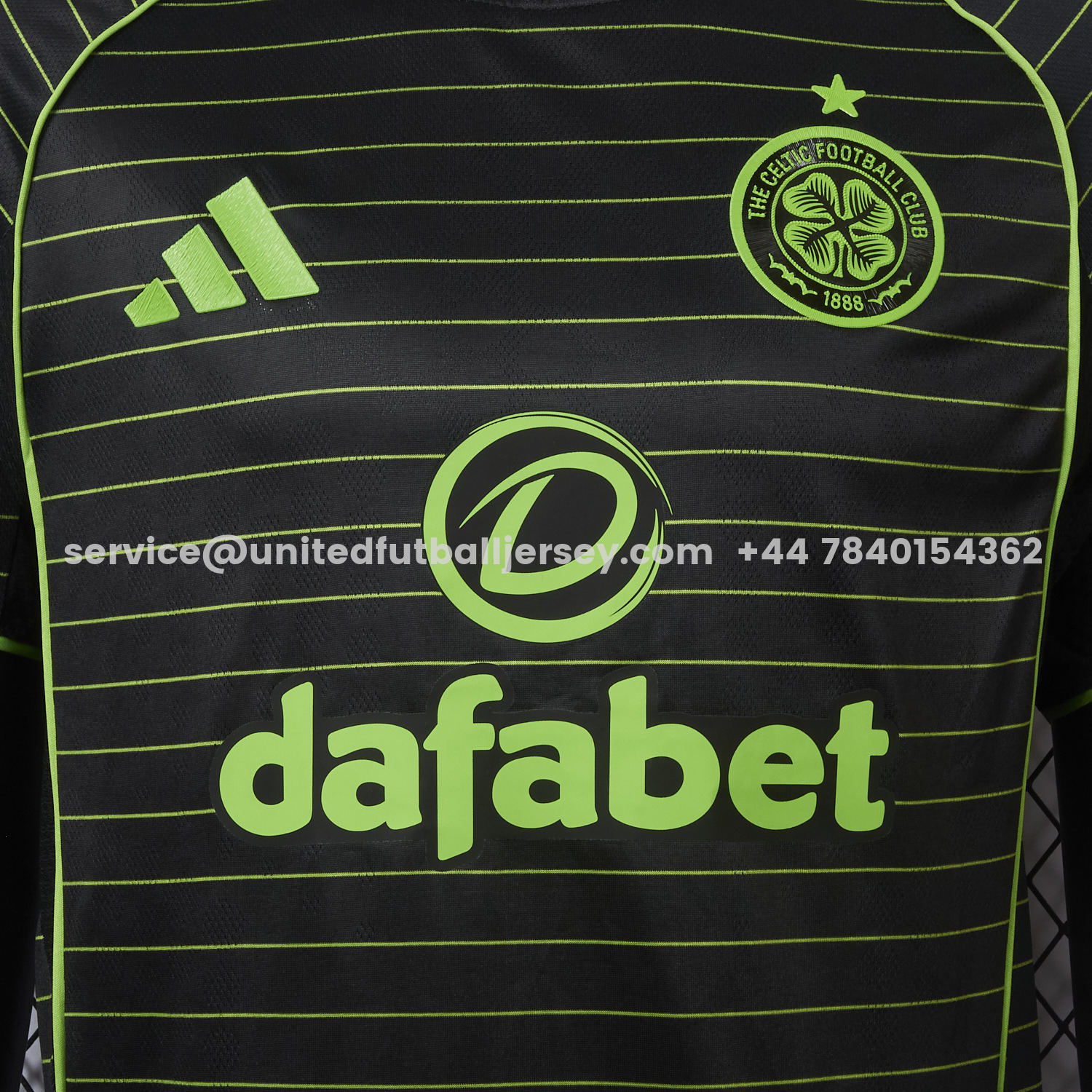 unitedfutballjersey-Celtic 25-26 Away Black Jersey - Player Version