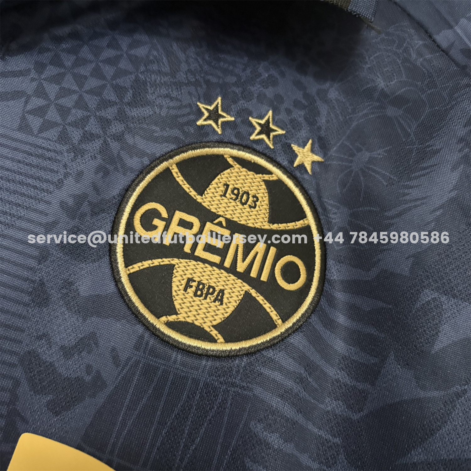 unitedfutballjersey-Gremio 25-26 Third Dark Blue Jersey - Fans Version