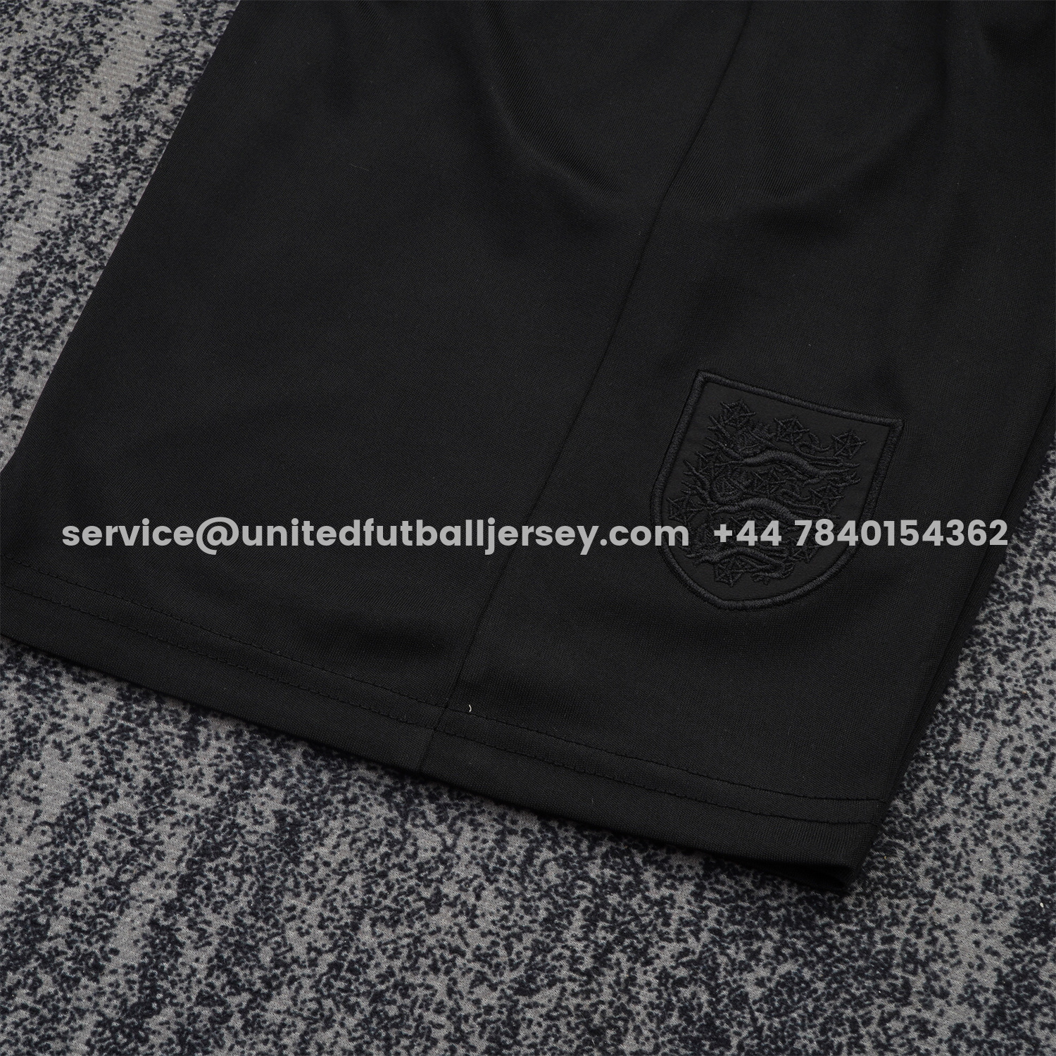 unitedfutballjersey-Retro England 1990 Black Special Kids Kit