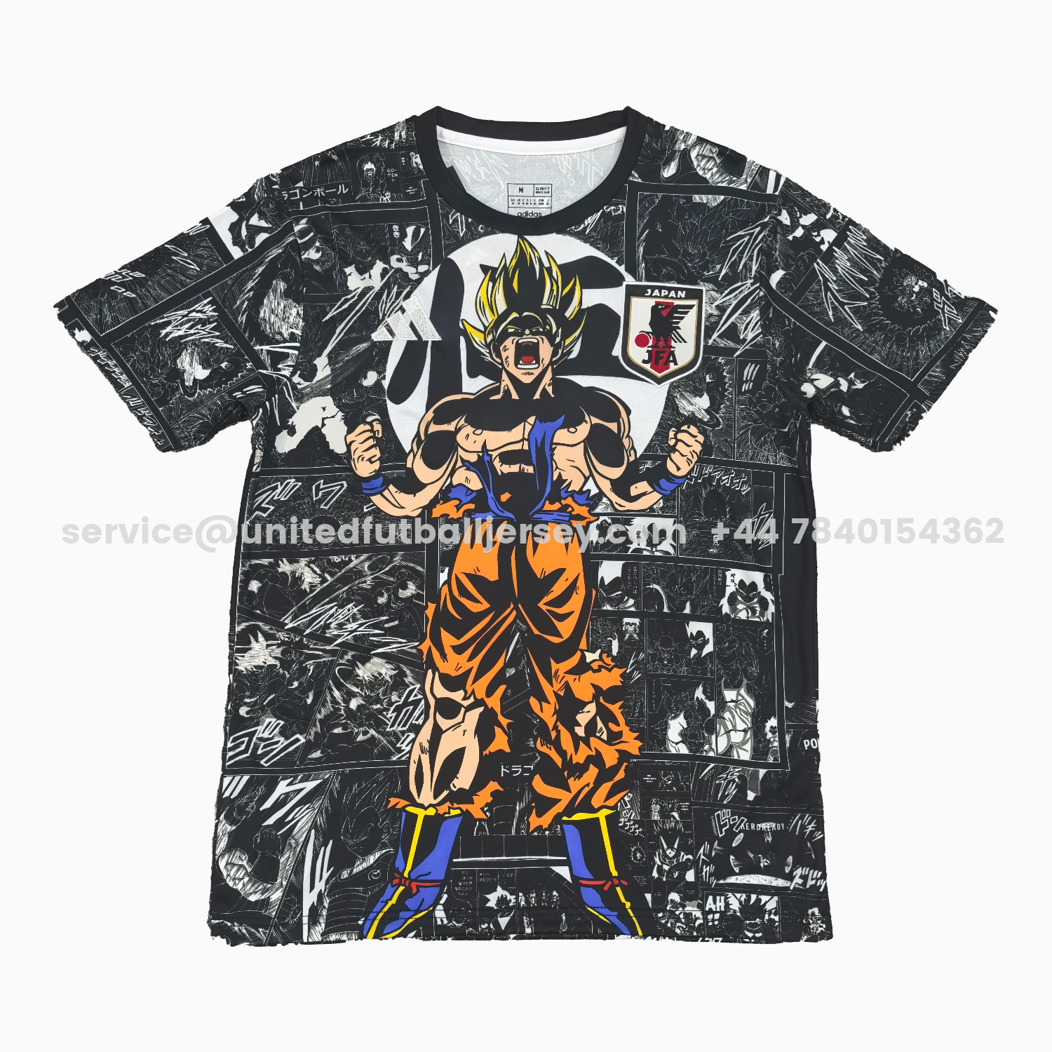 unitedfutballjersey-Japan 25-26 Son Goku Super Saiyan Black Jersey - Fans Version