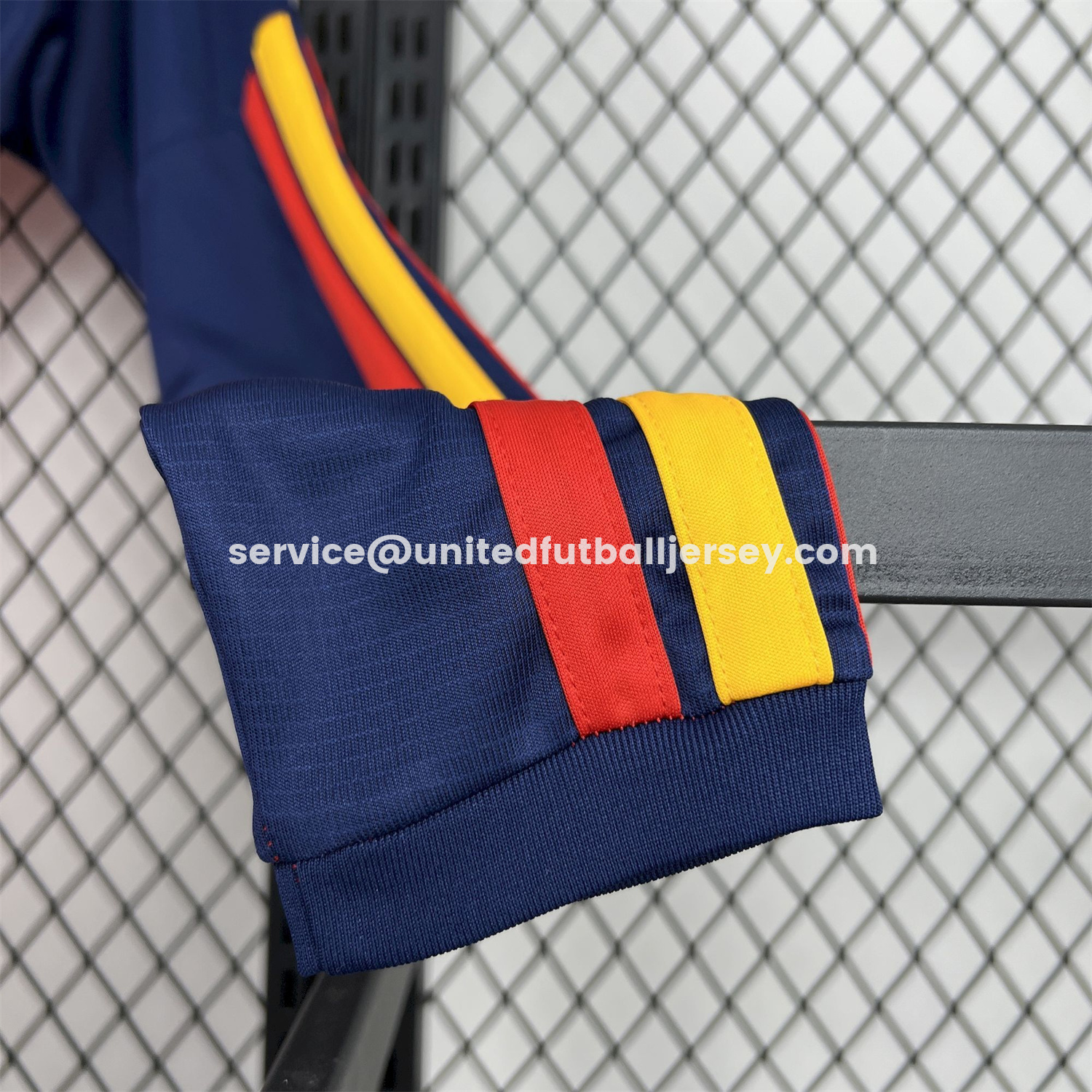 unitedfutballjersey-Spain 2026 Home Red Long Sleeves Jersey - Fans Version